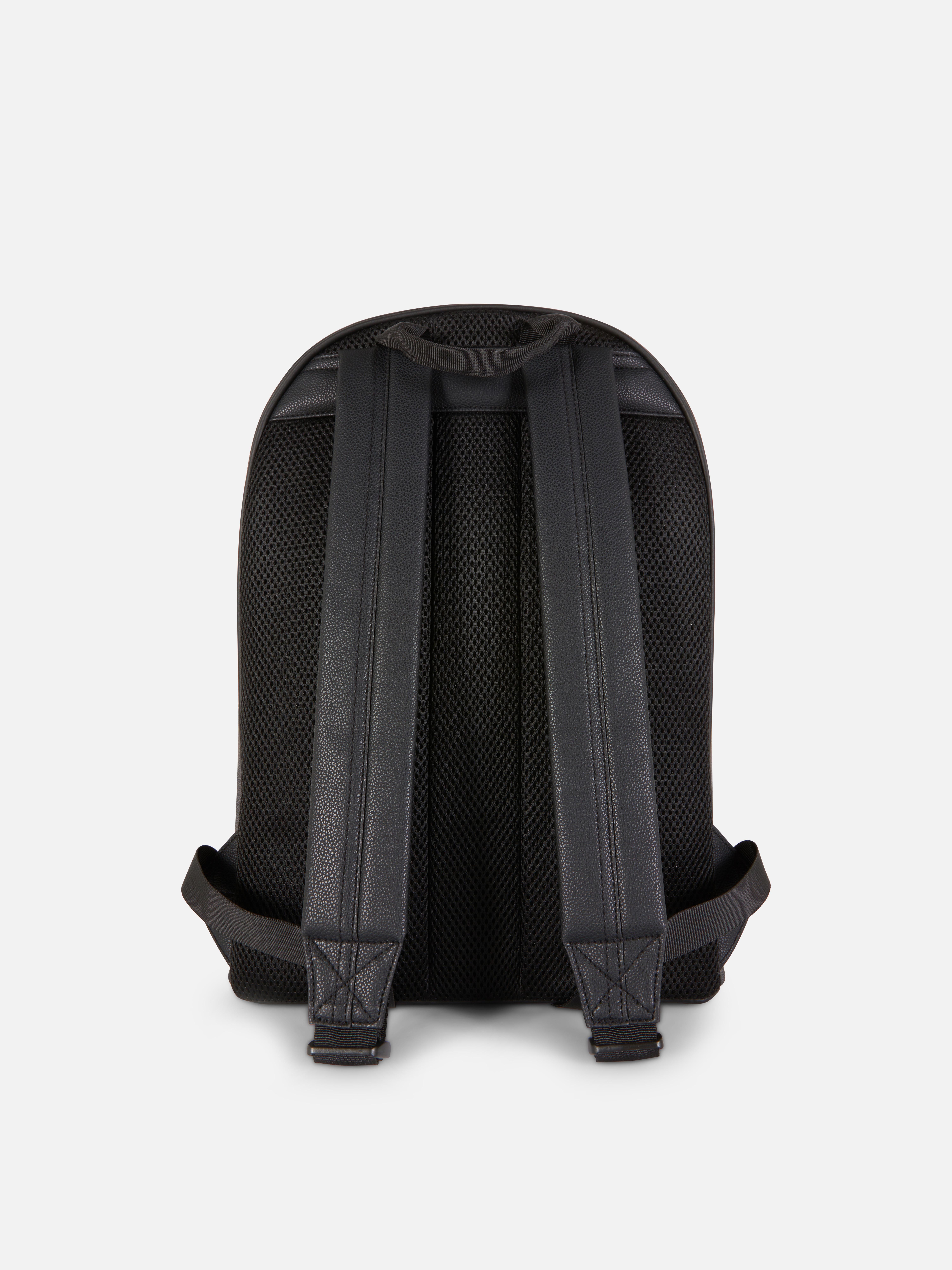 Faux Leather Backpack