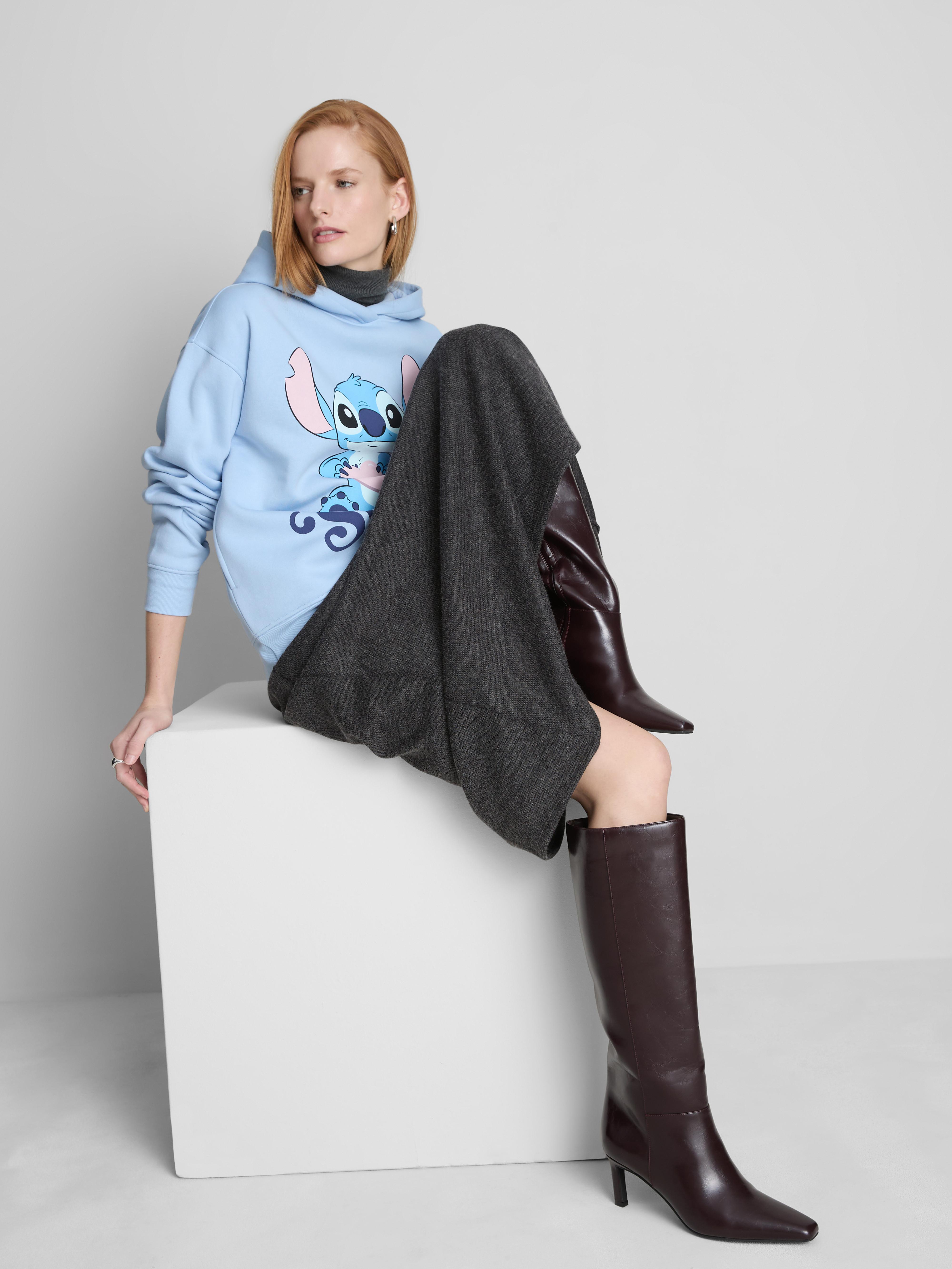 Disney’s Stitch Cotton Blend Graphic Hoodie