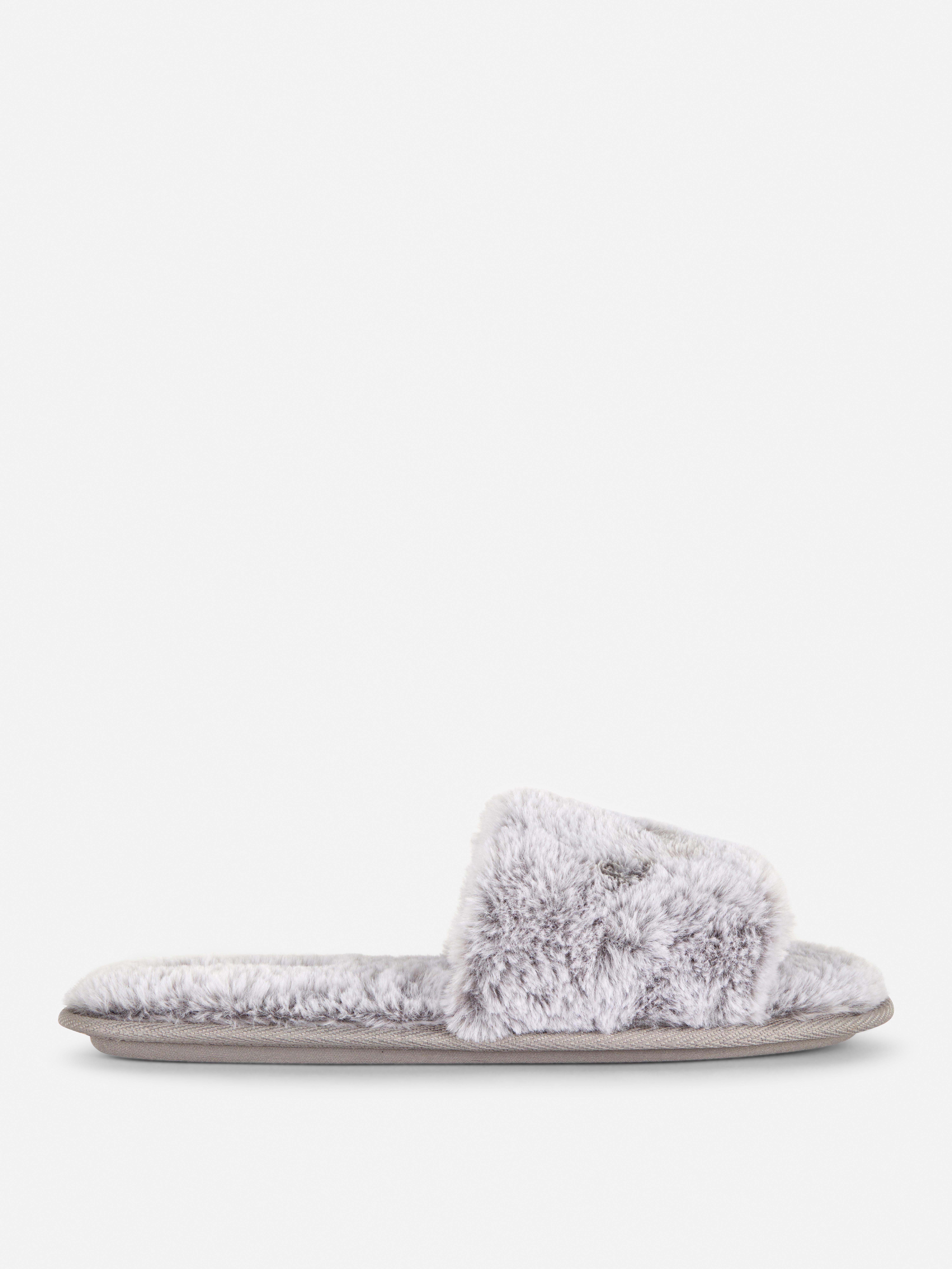 Fluffy Crossband Slippers