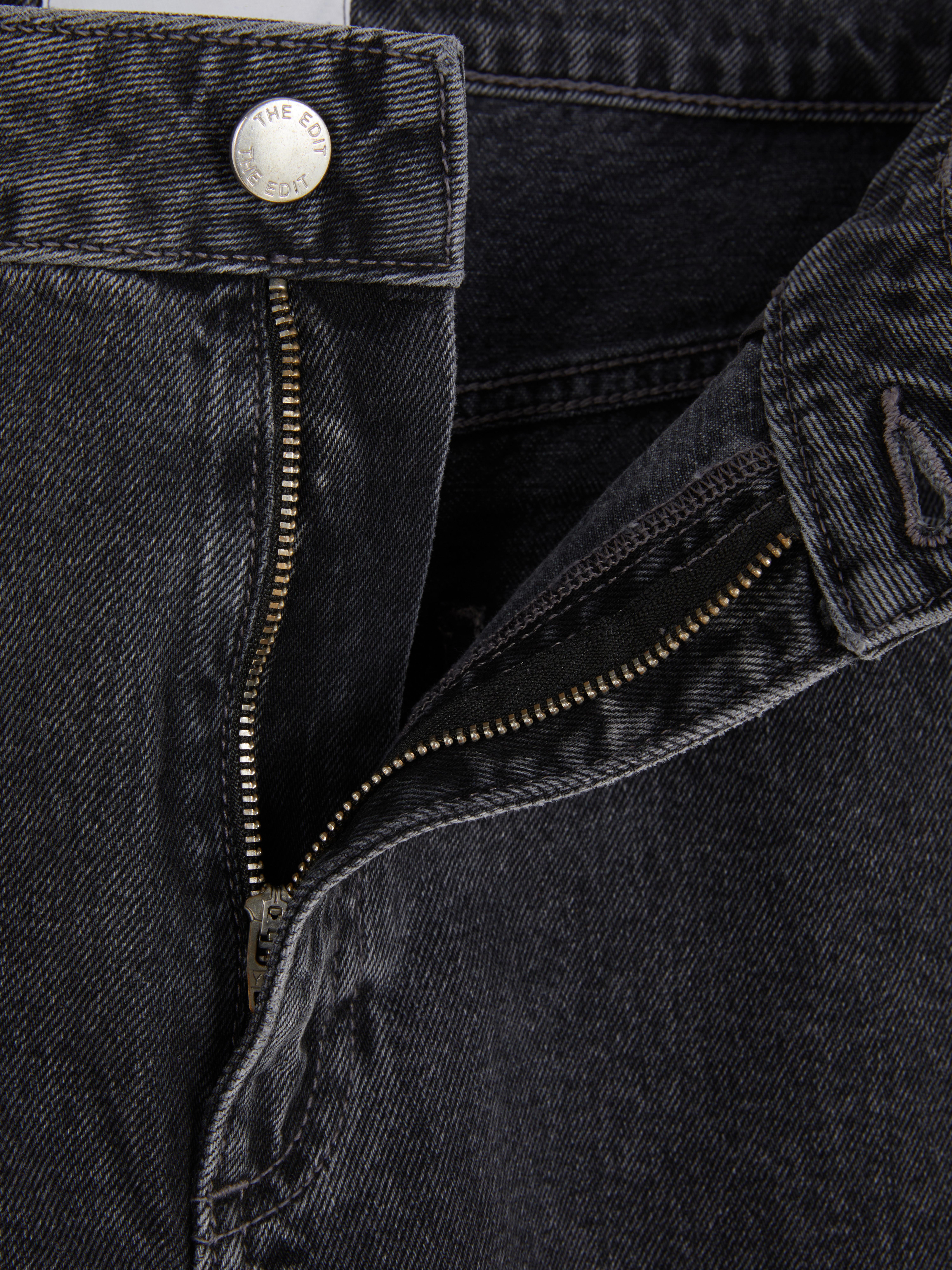 The Edit High-Waisted Straight Leg Jeans