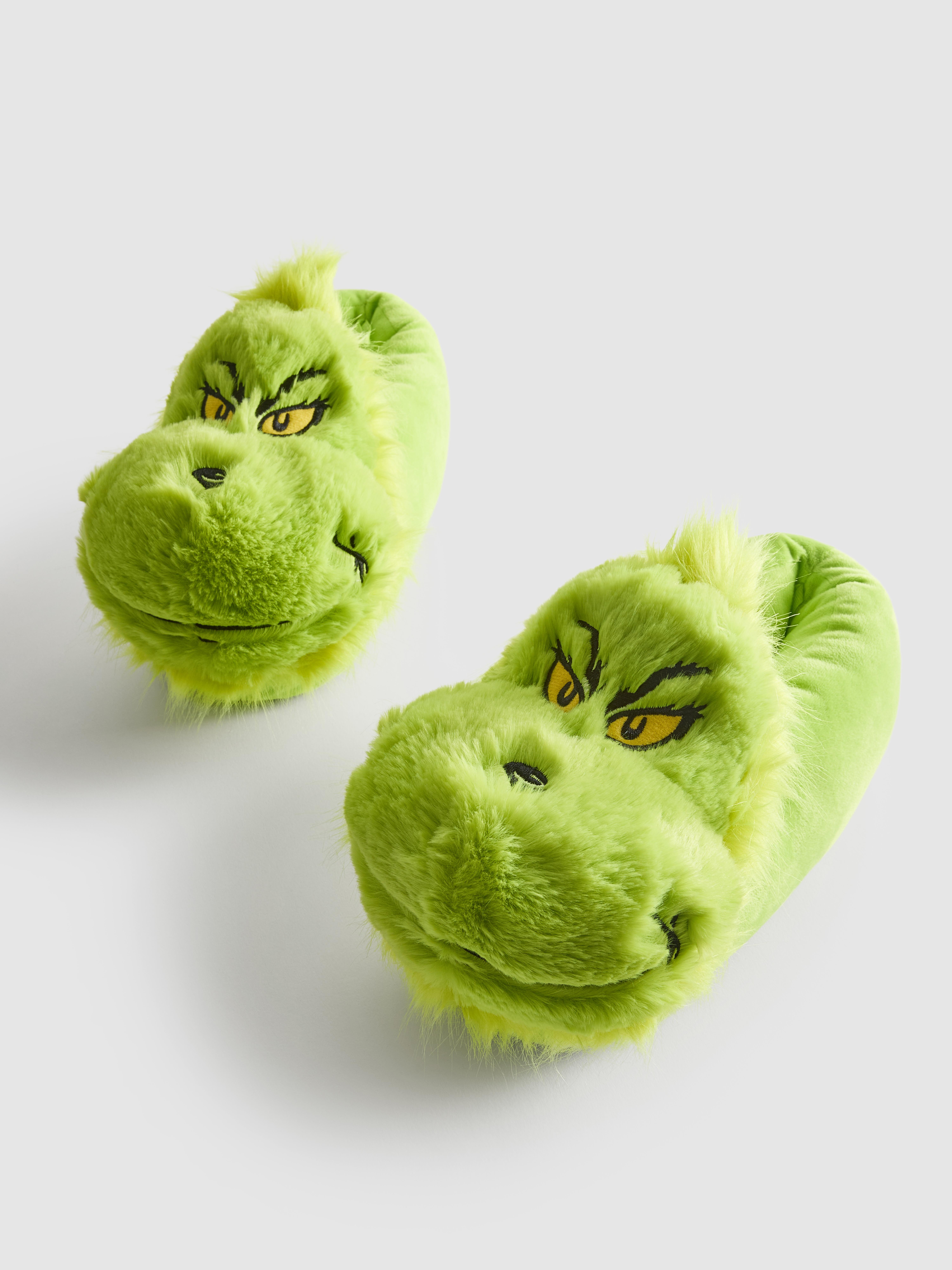 The Grinch Fluffy Mule Slippers