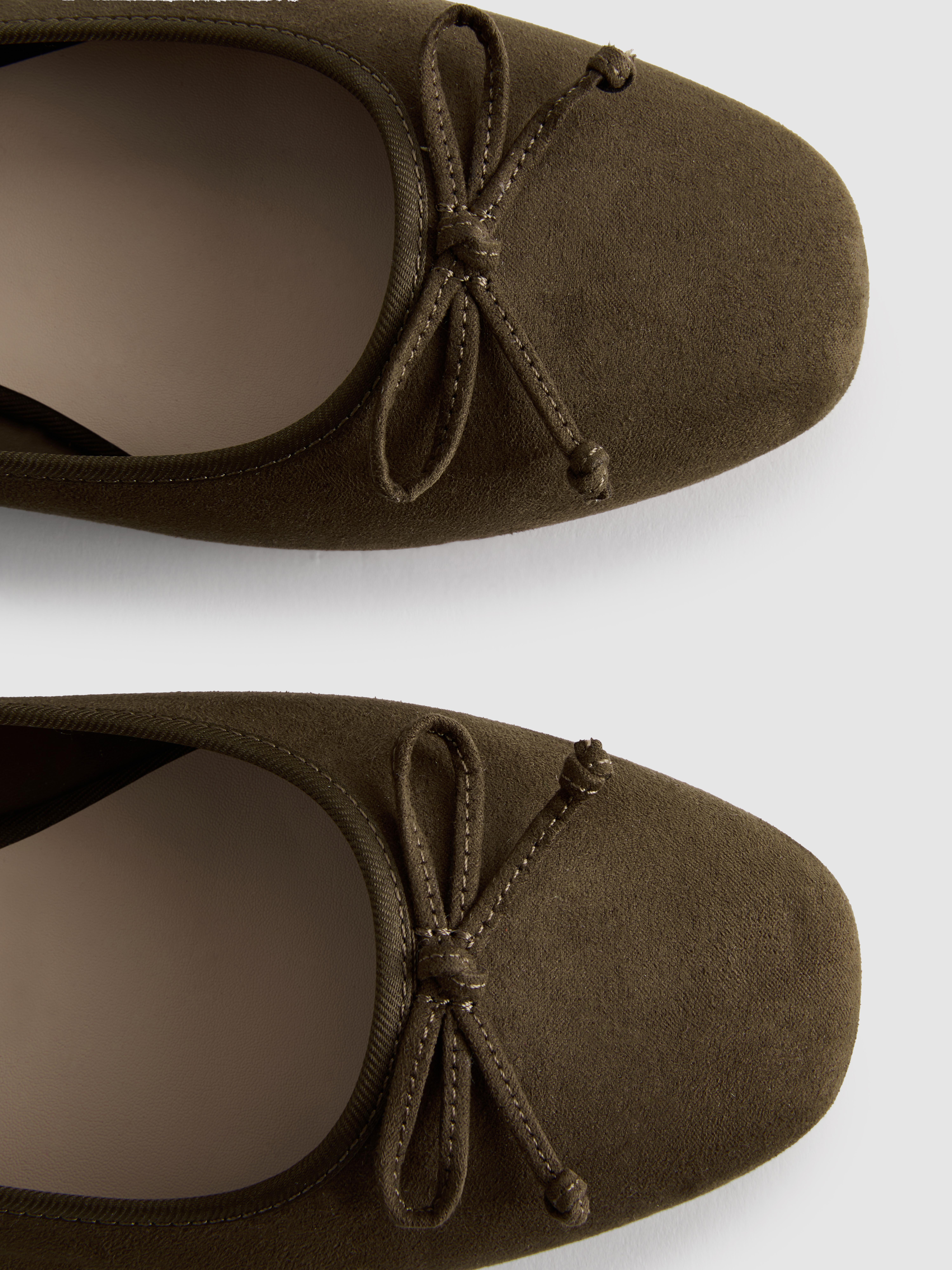 Bow Detail Ballerina Flats