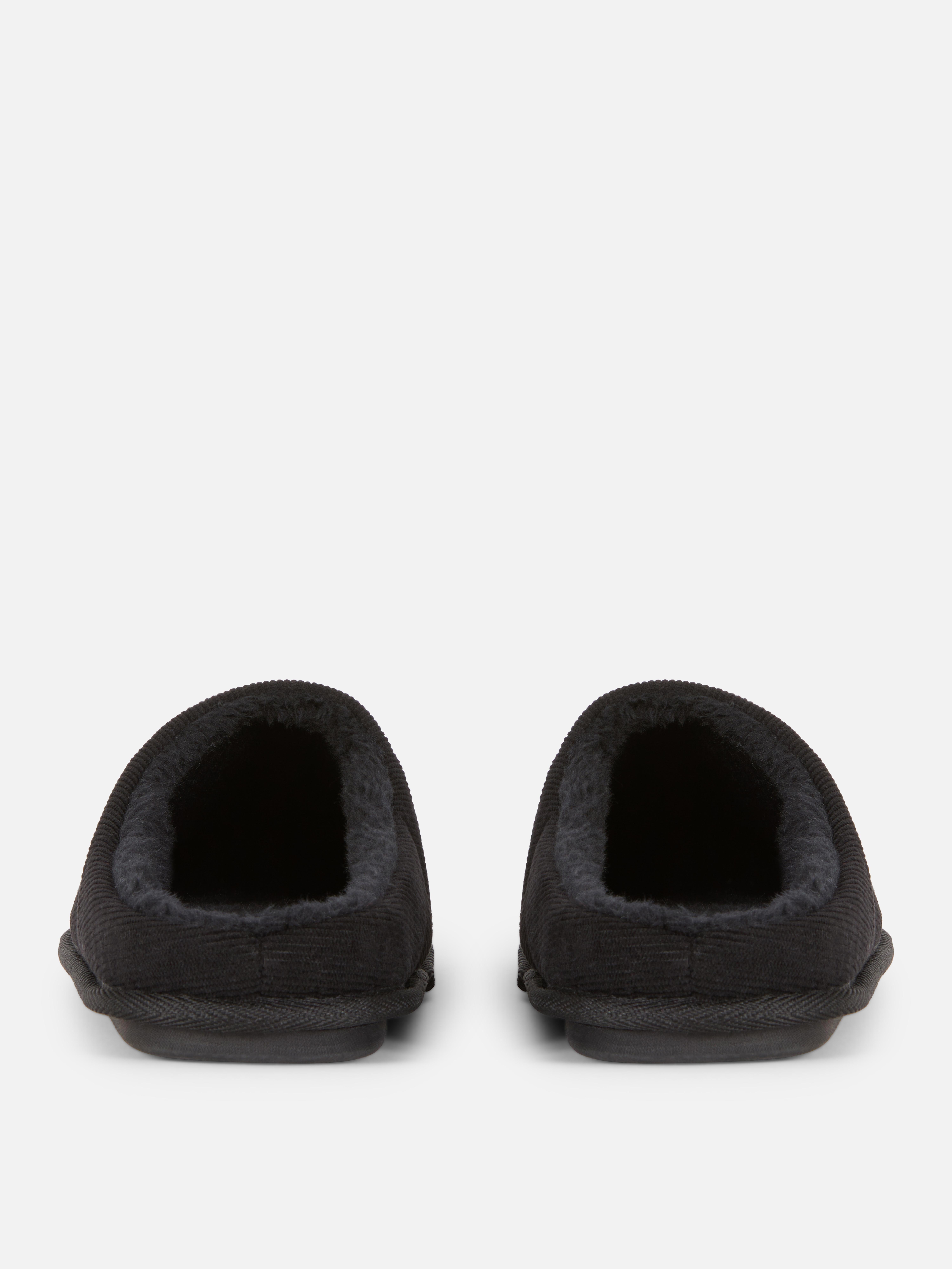 Corduroy Mule Slippers