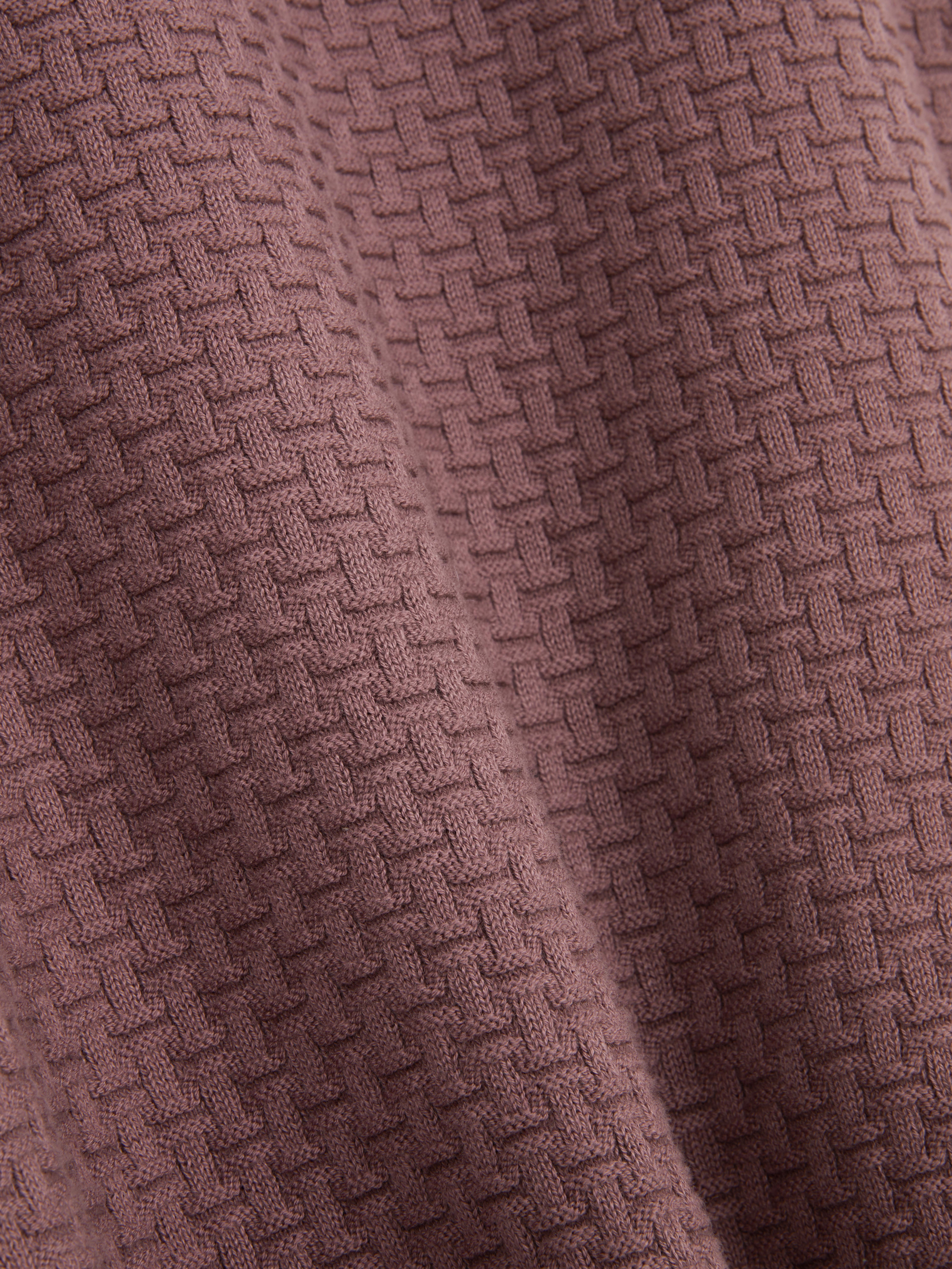 Textured Crew Neck Sweater