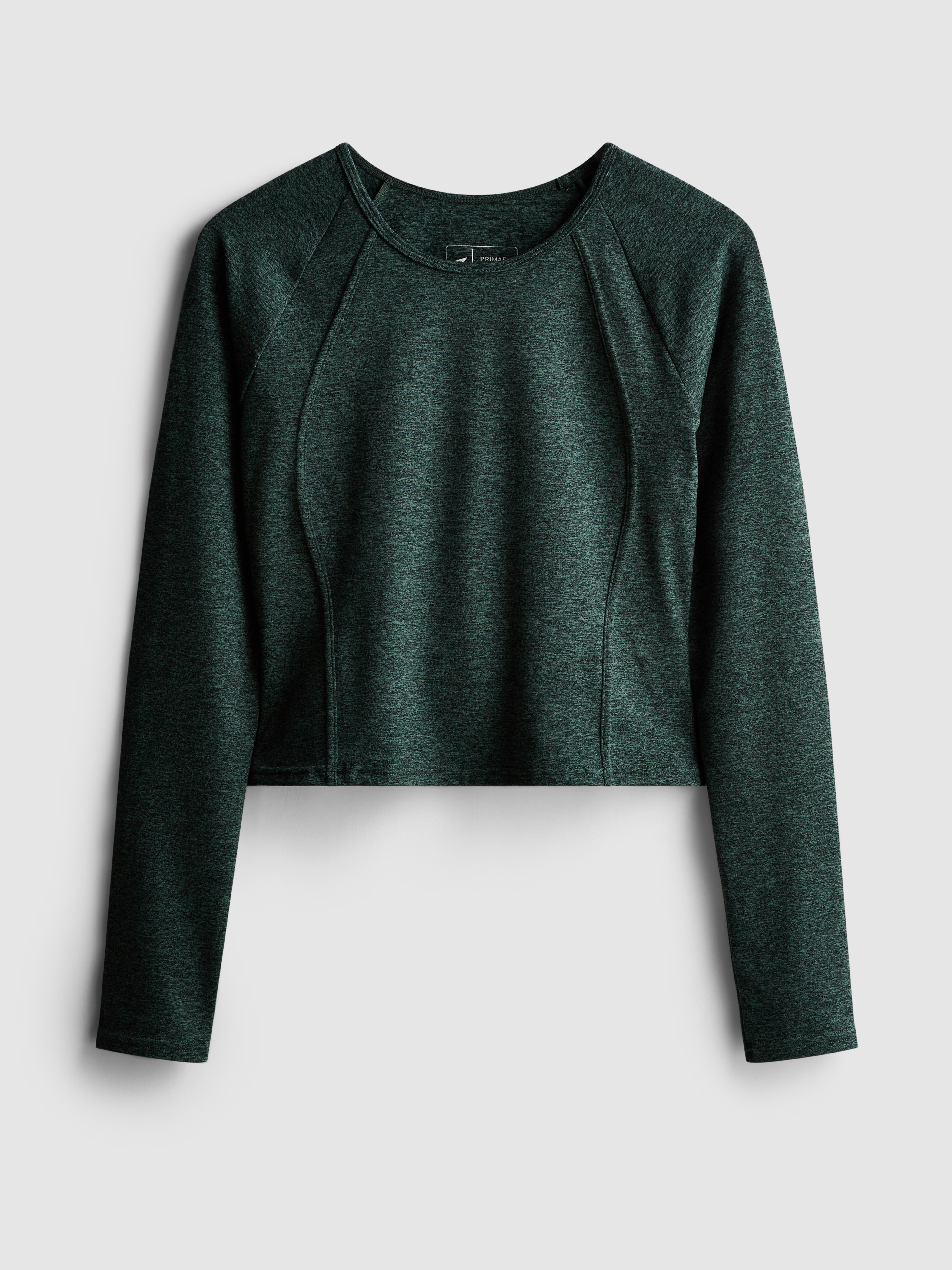 Cropped Marl Active Top