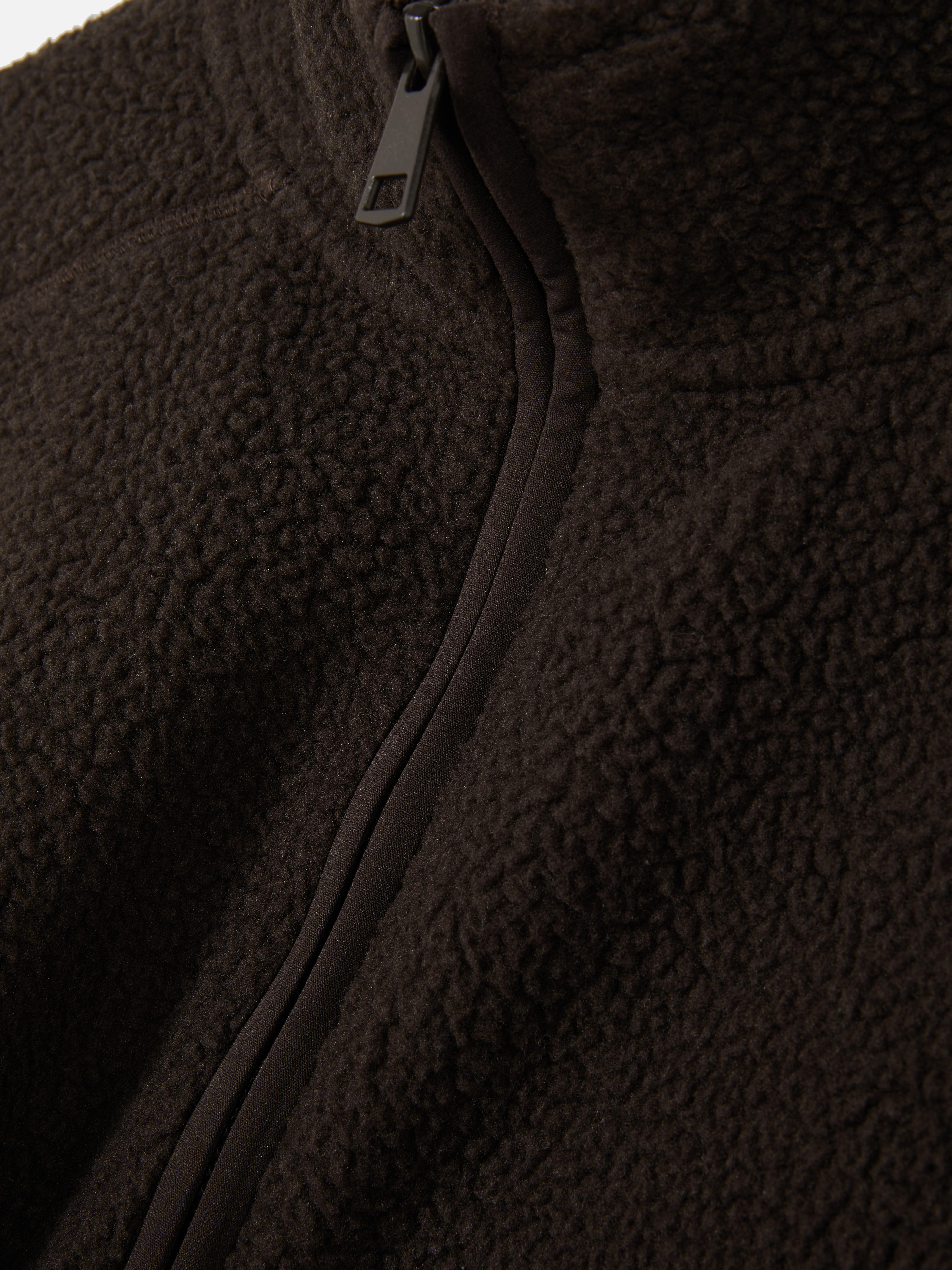 Half Zip Borg Fleece