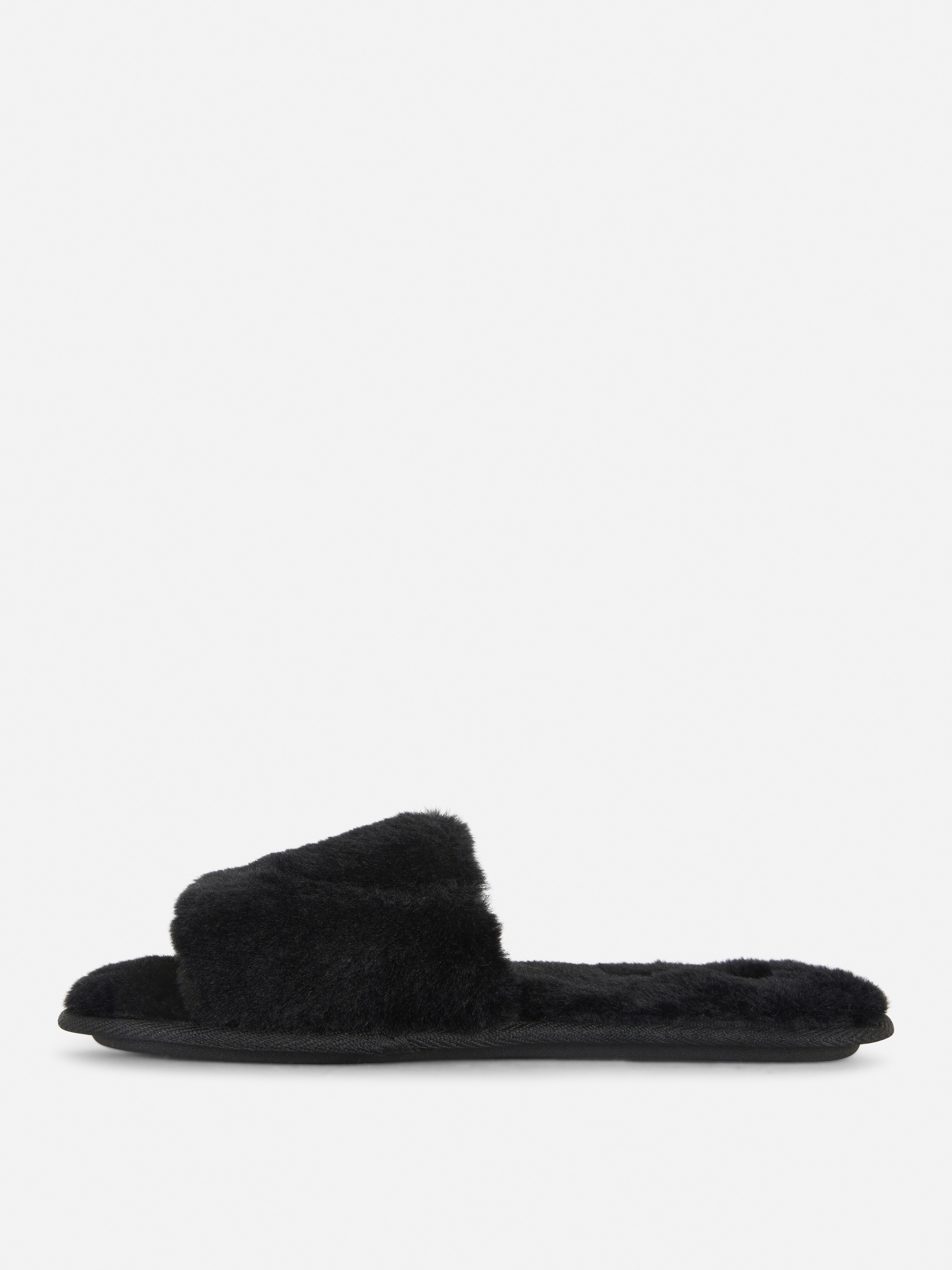 Fluffy Crossband Slippers