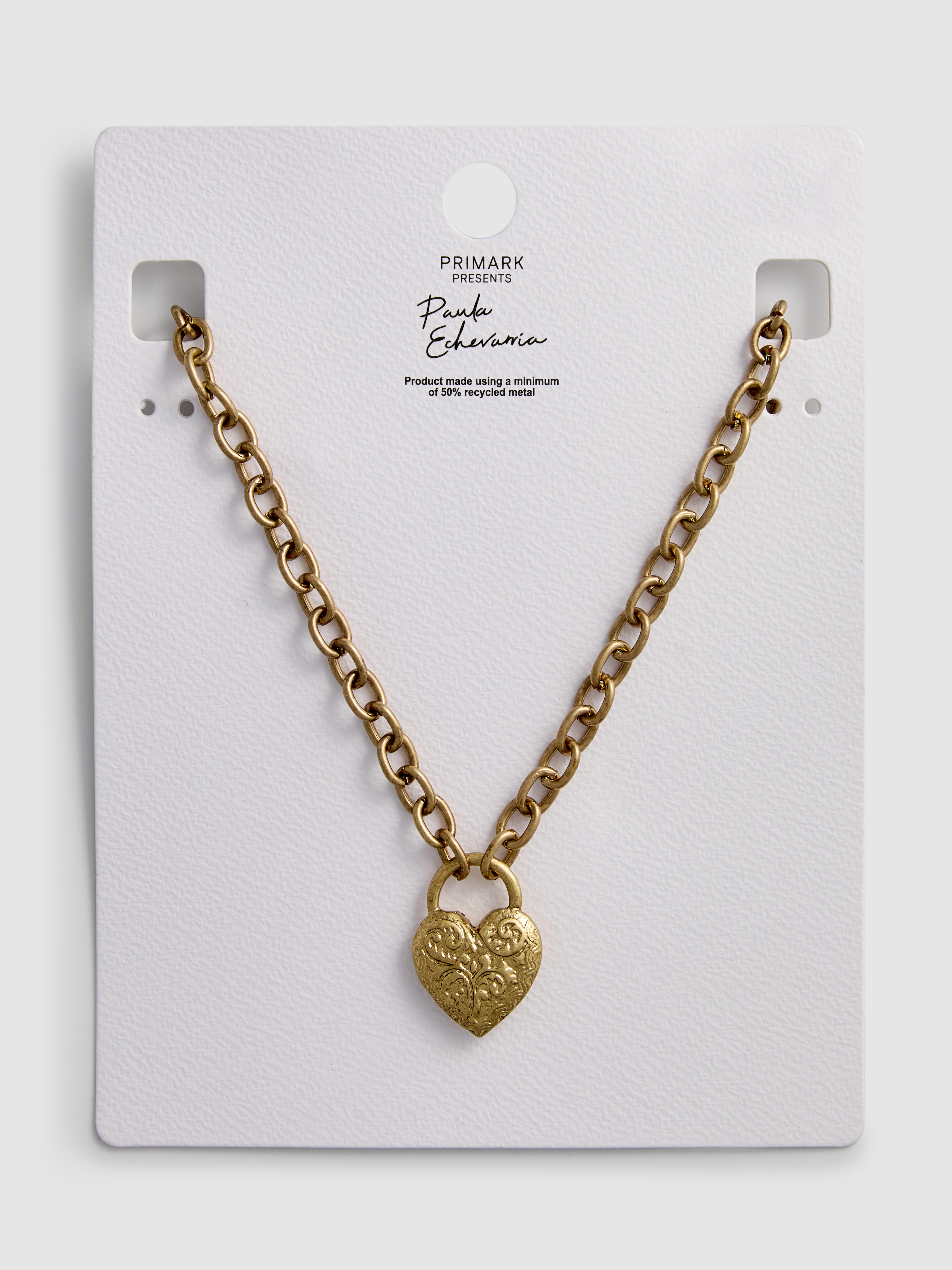 Paula Echevarría Heart Locket Necklace