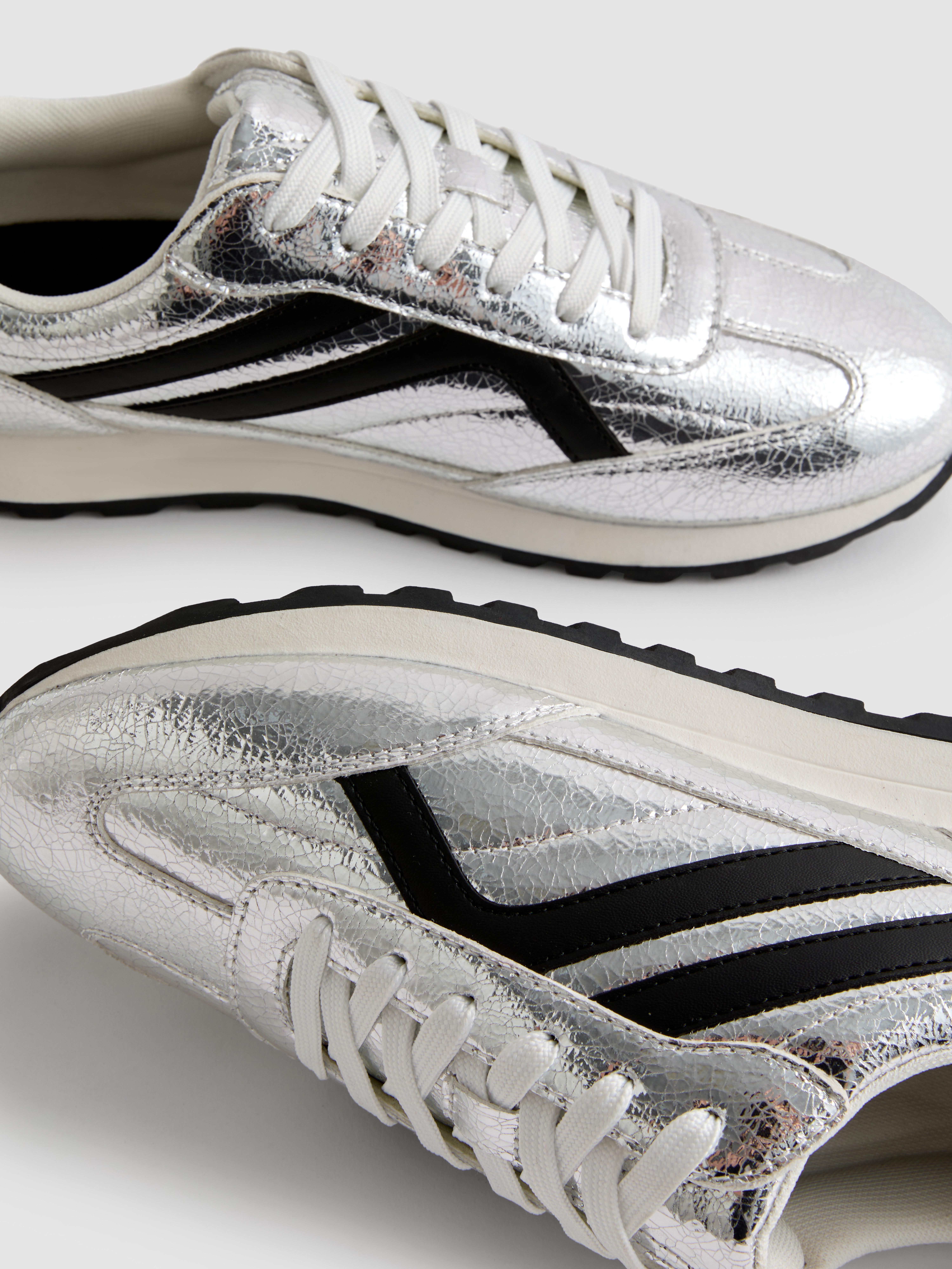 Retro Side Panel Sneakers