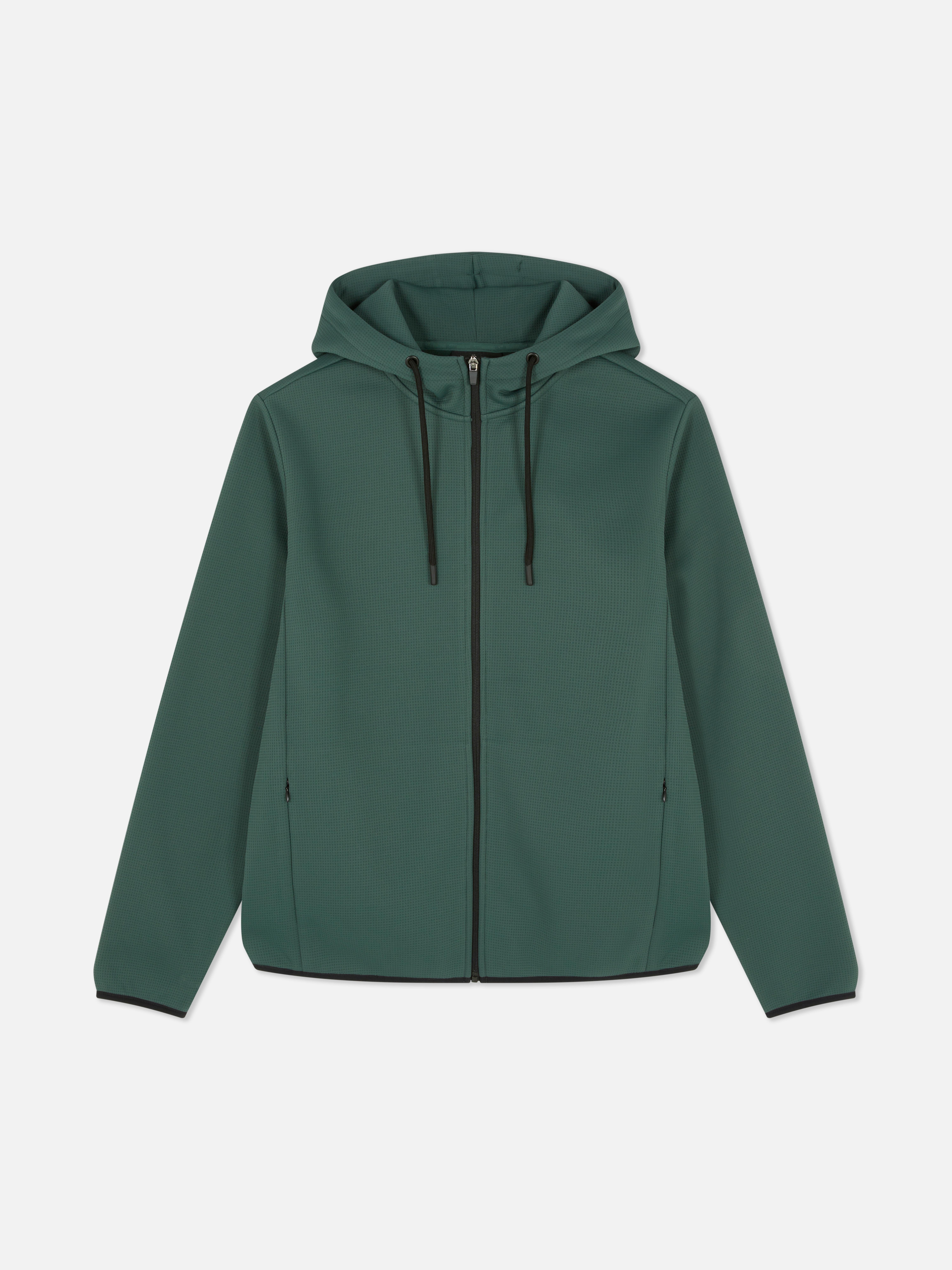 Zip-Up Performance Hooded Sweatshirt