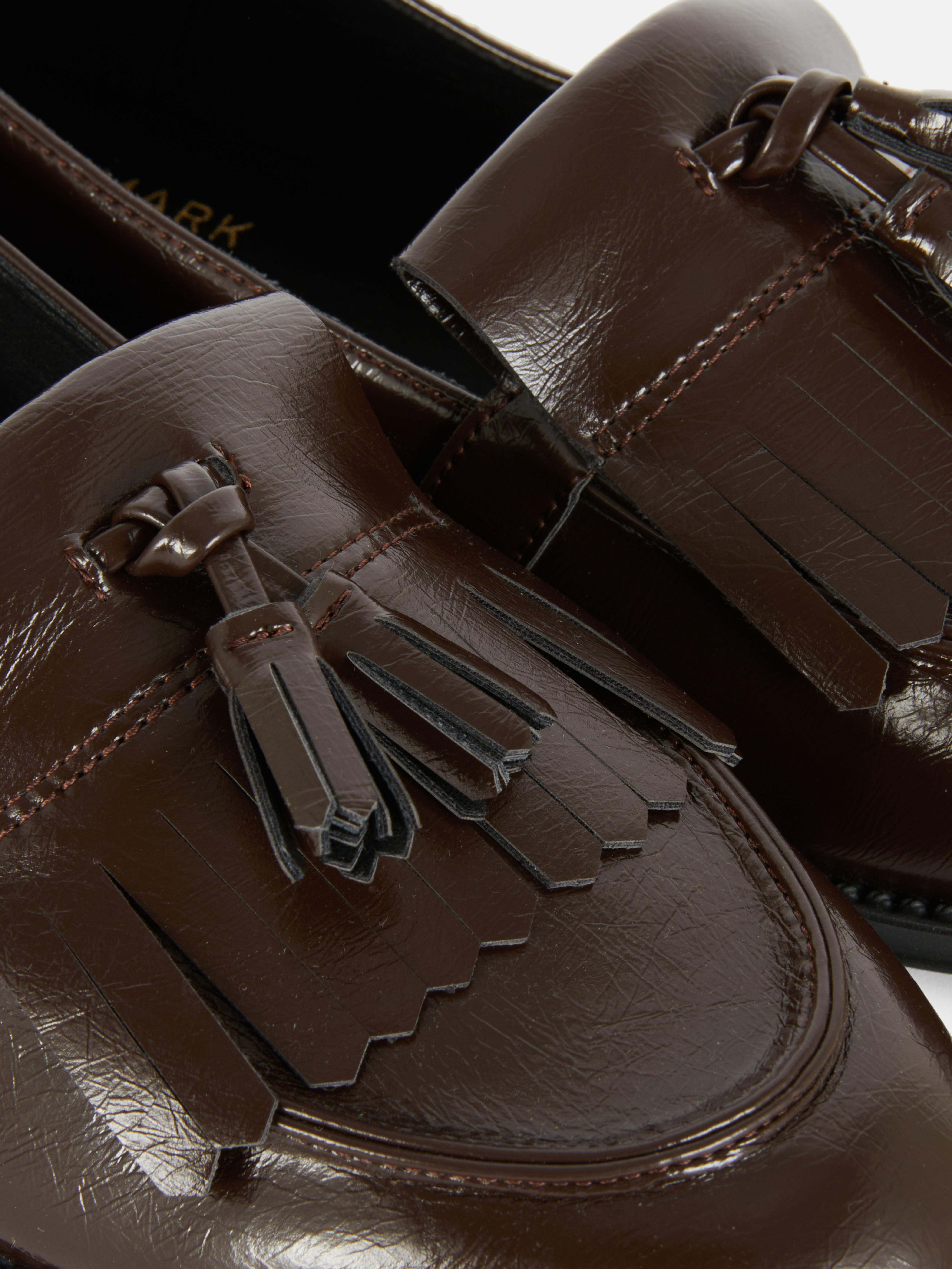 Wide Fit Patent Loafers