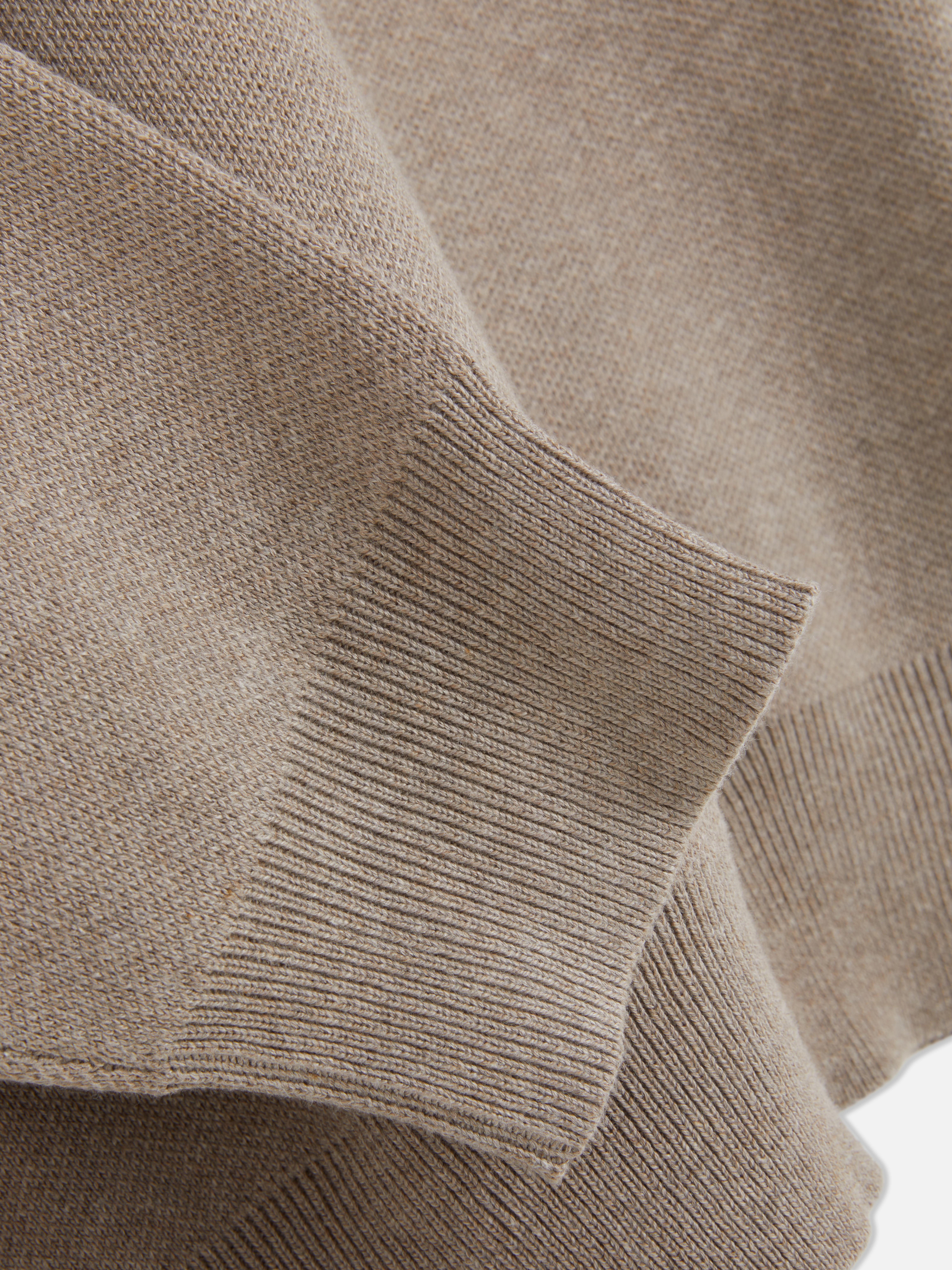 Half-Zip Funnel Neck Sweater