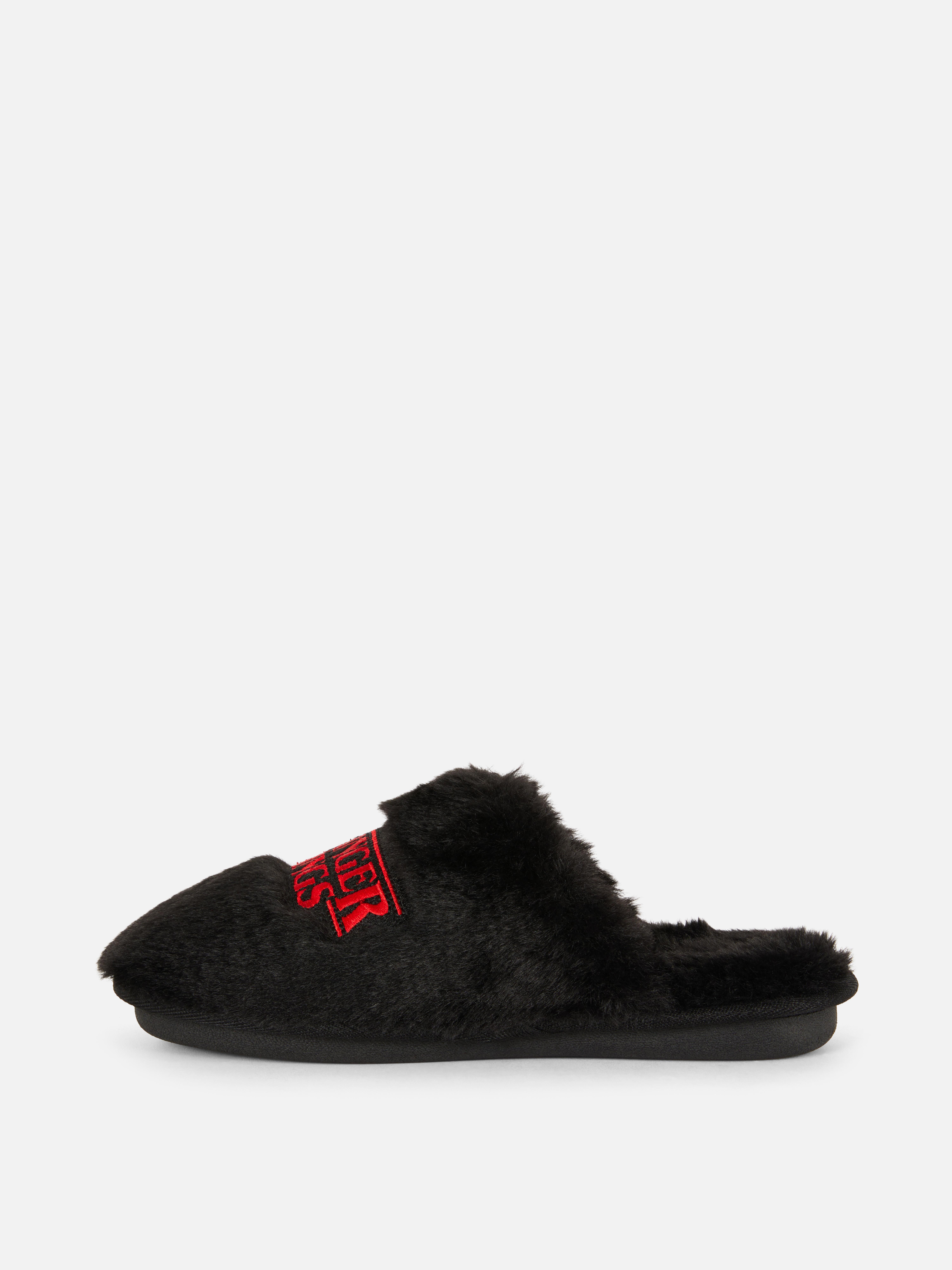 Stranger Things Mule Slippers In Gift Bag