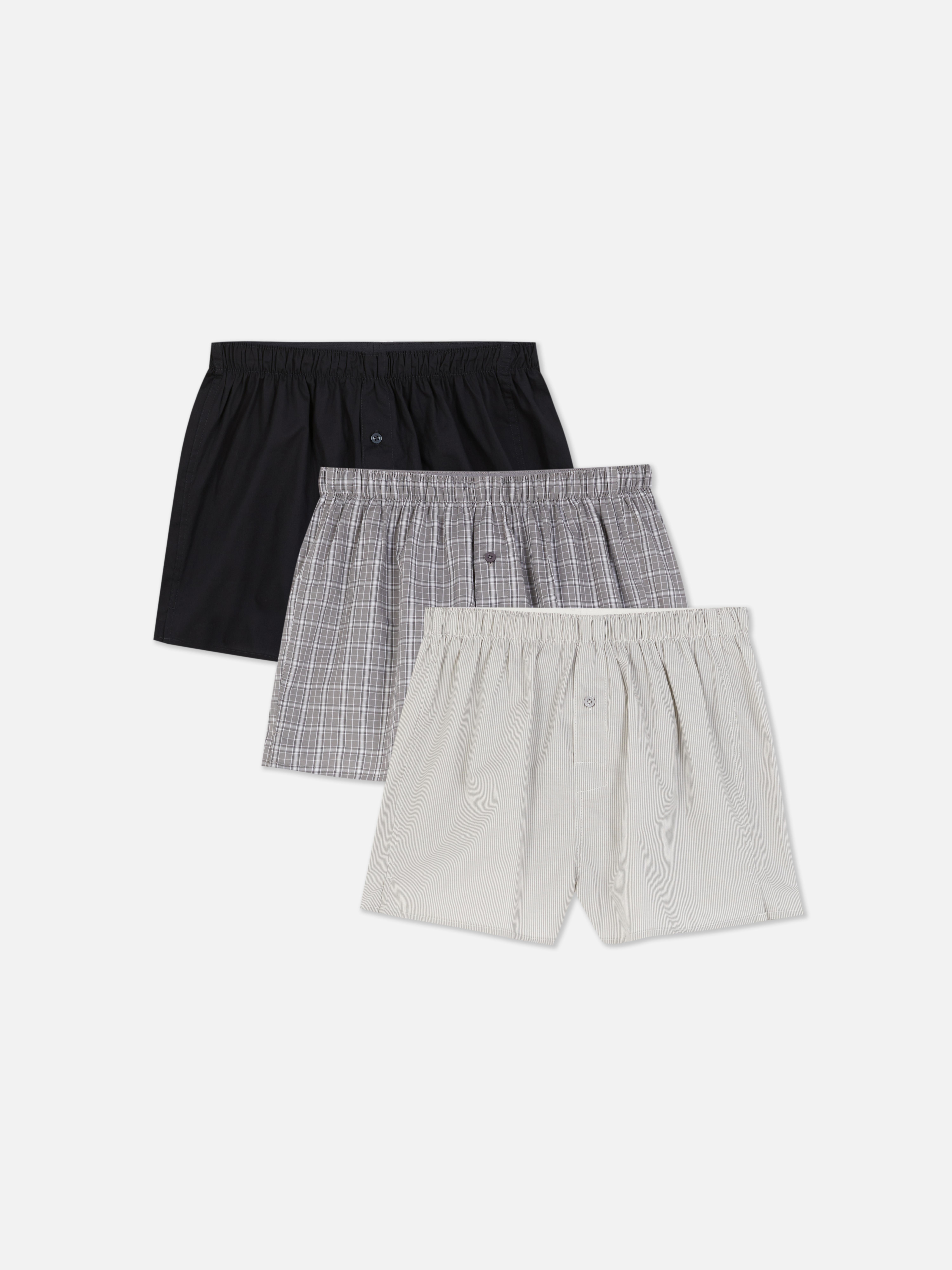 3-Pack Checked Boxer Shorts