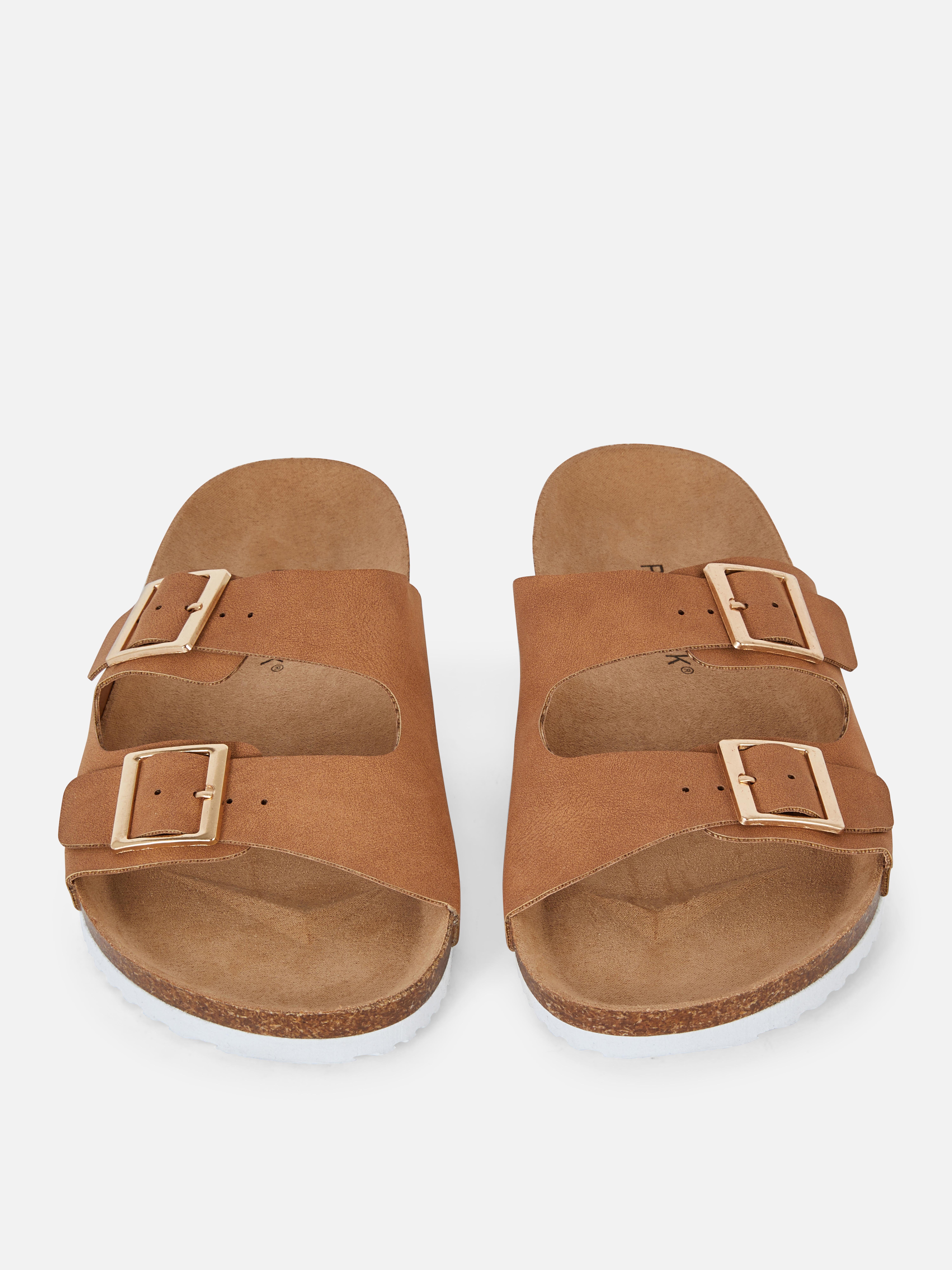 Two Strap Buckle Sandals