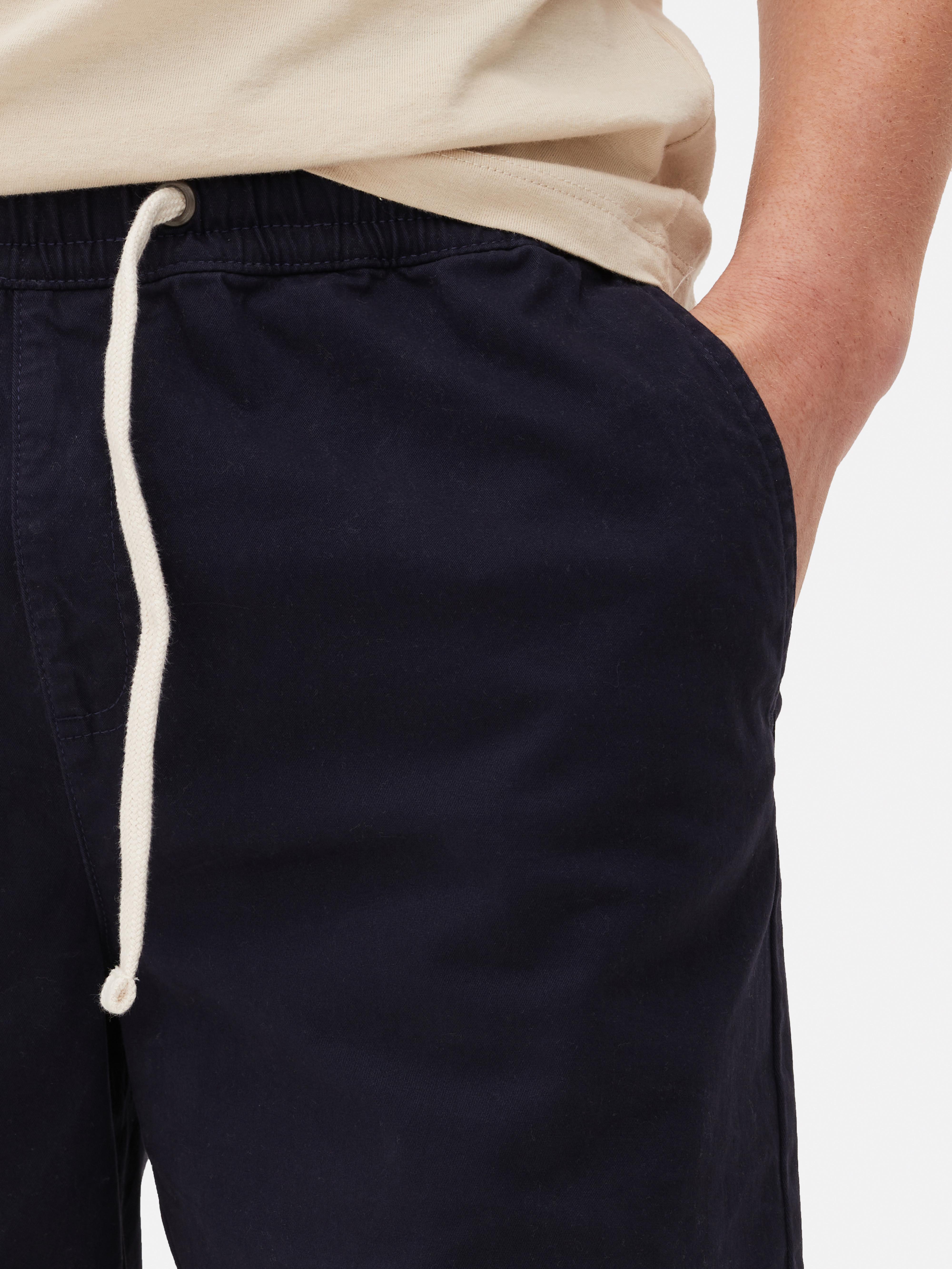 Drawstring Bermuda Shorts