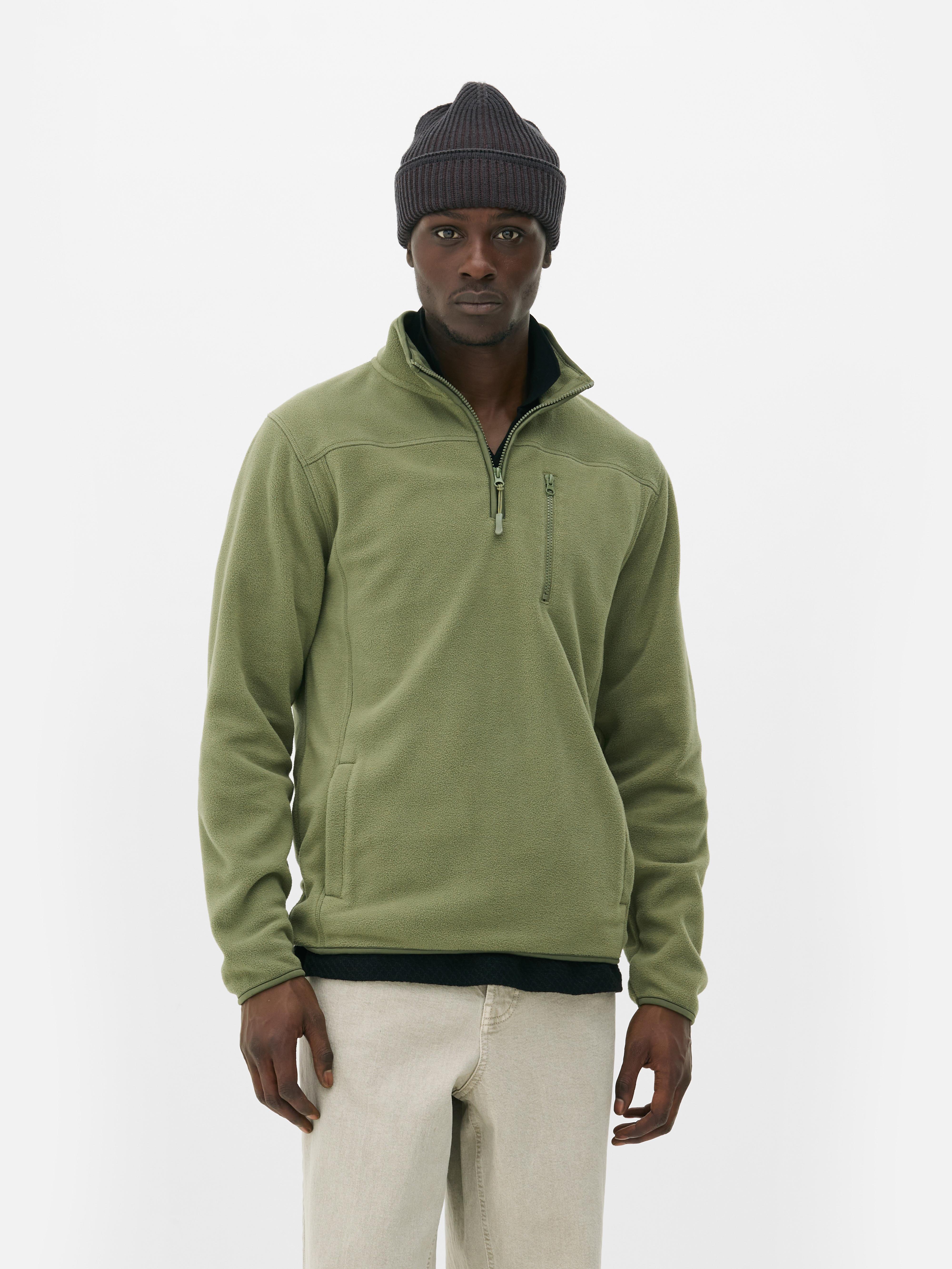 Quarter Zip Fleece Sweatshirt