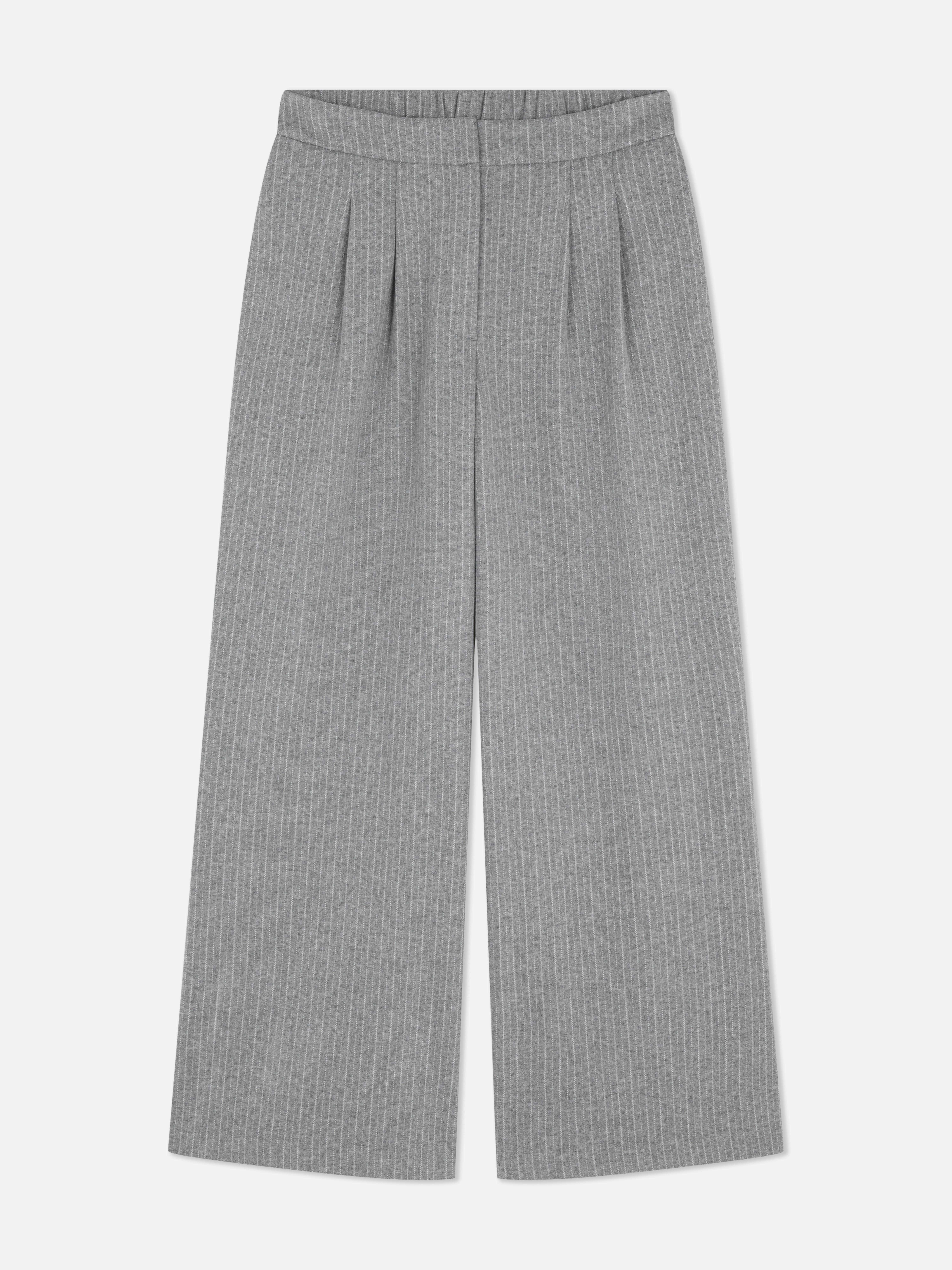 Pinstripe Wide Leg Pants