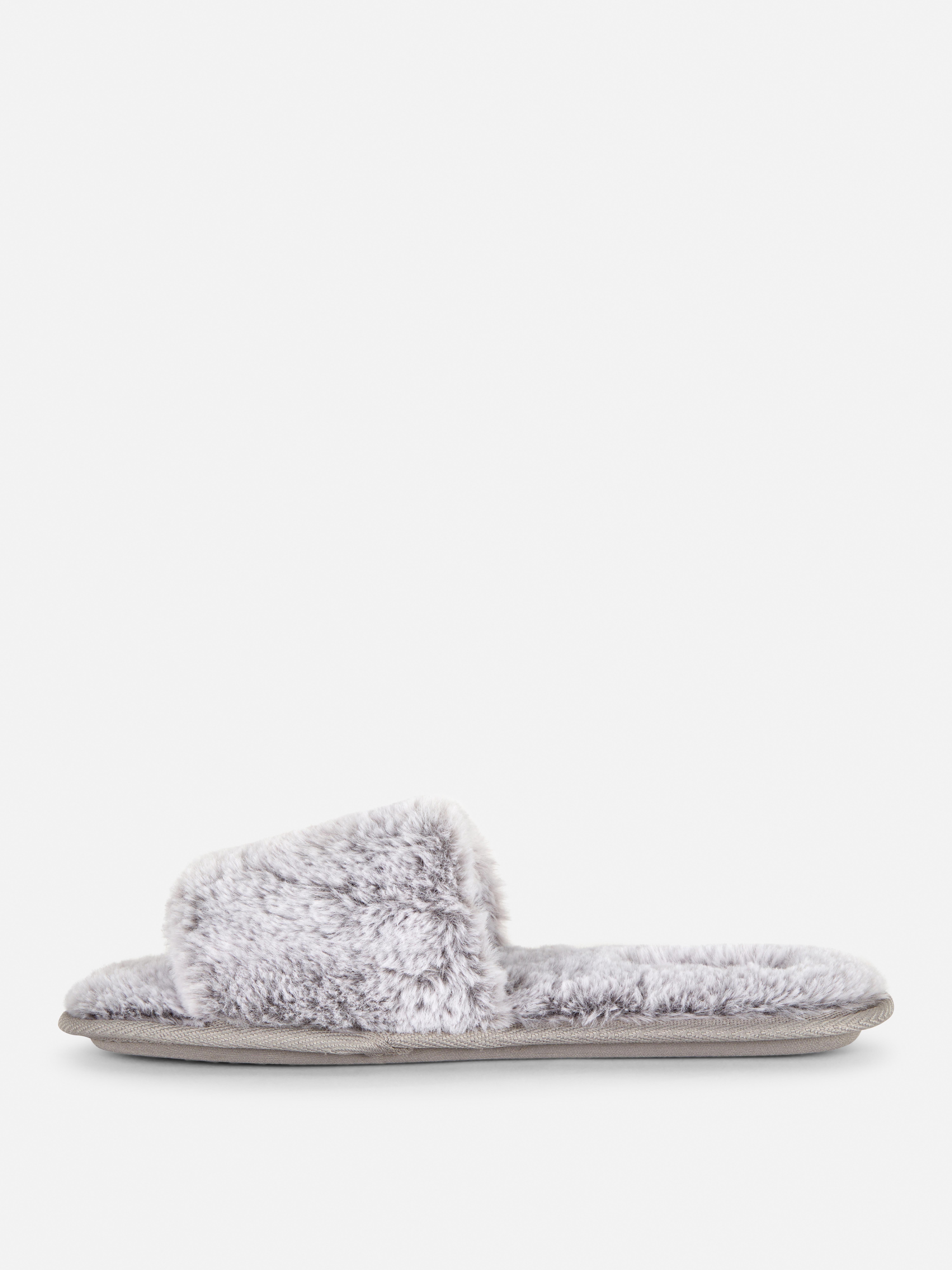 Fluffy Crossband Slippers
