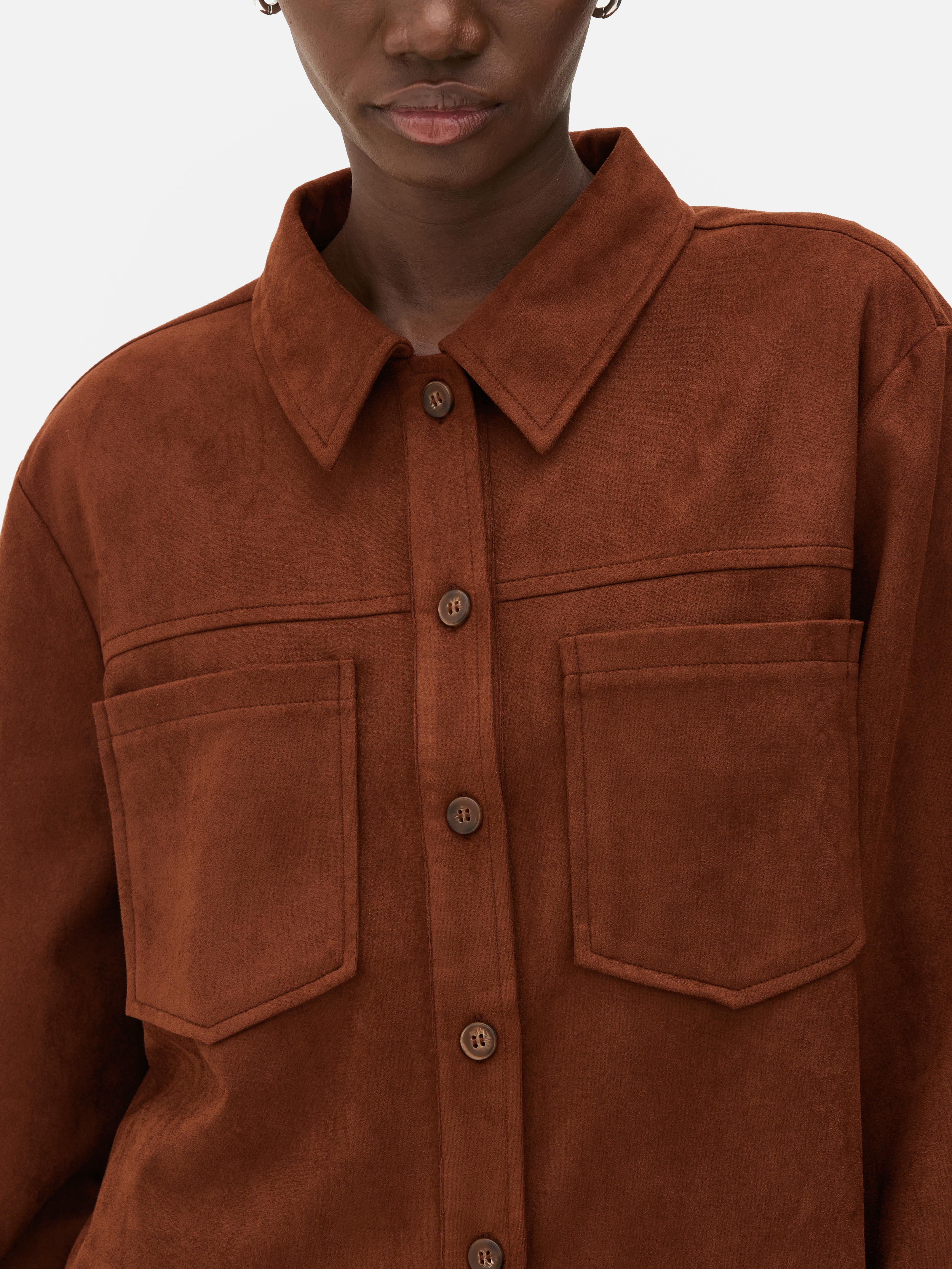 Faux Suede Shirt