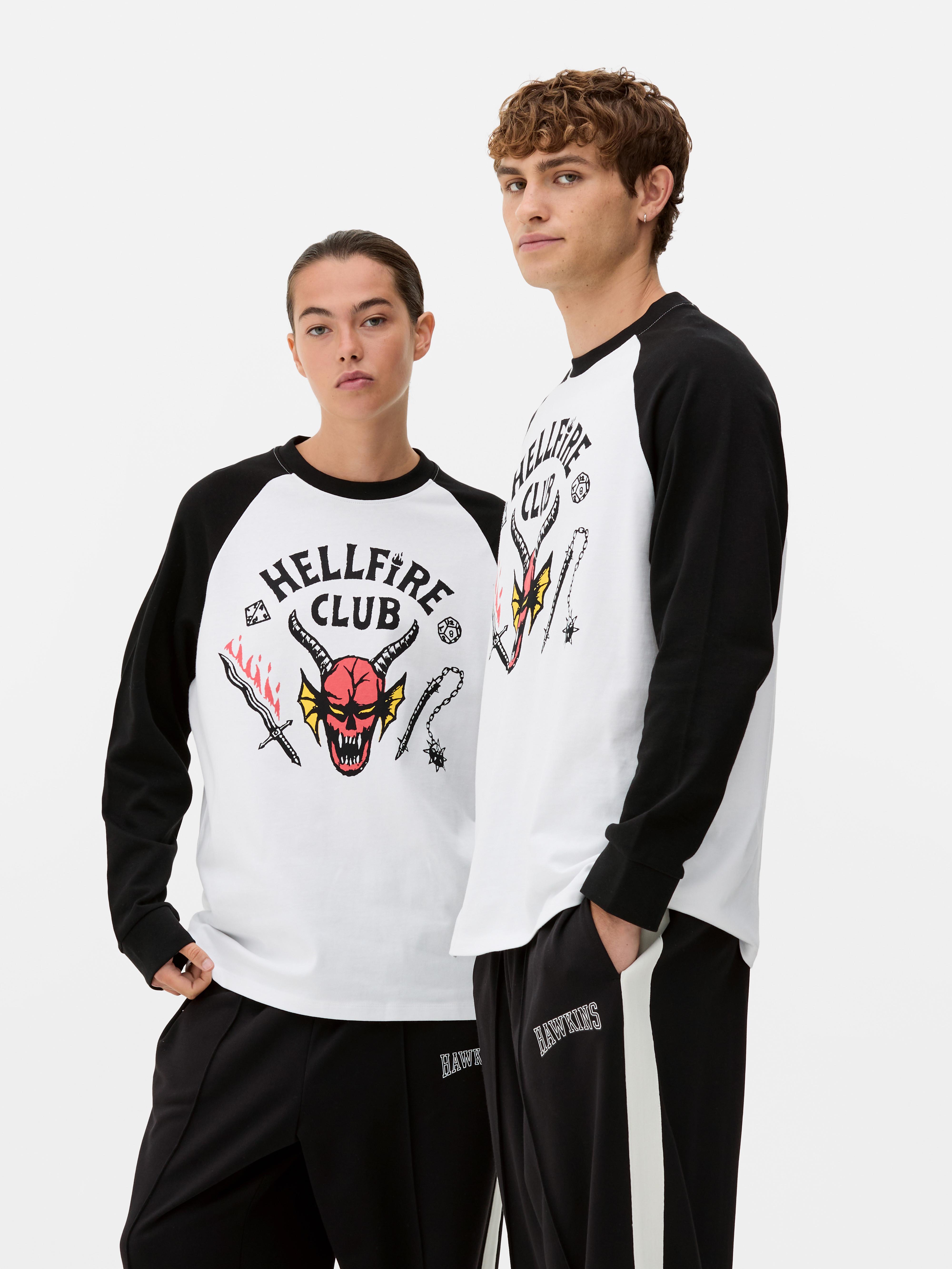 Stranger Things Hellfire Club Raglan T-Shirt