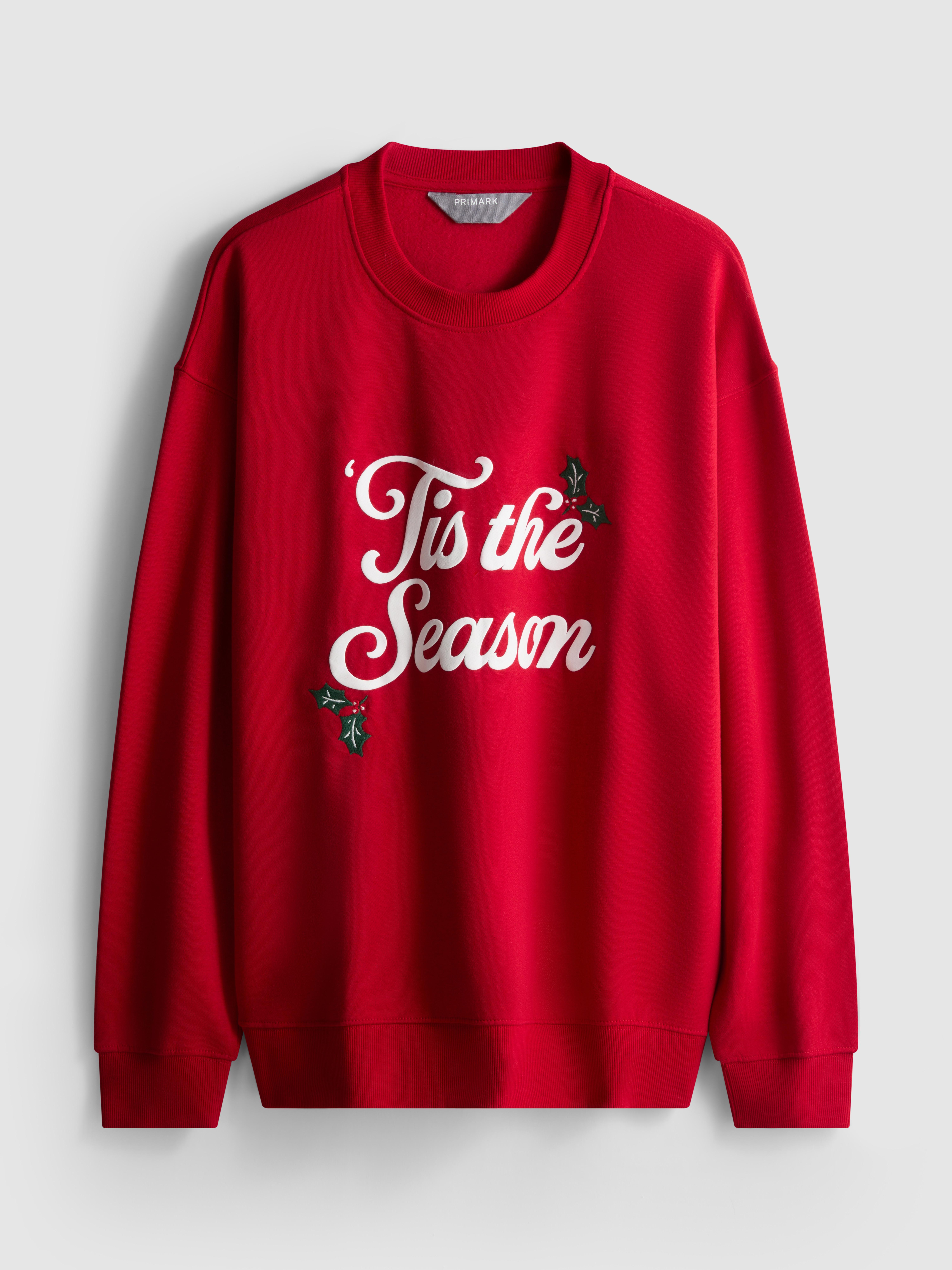 Christmas Cotton Blend Sweatshirt
