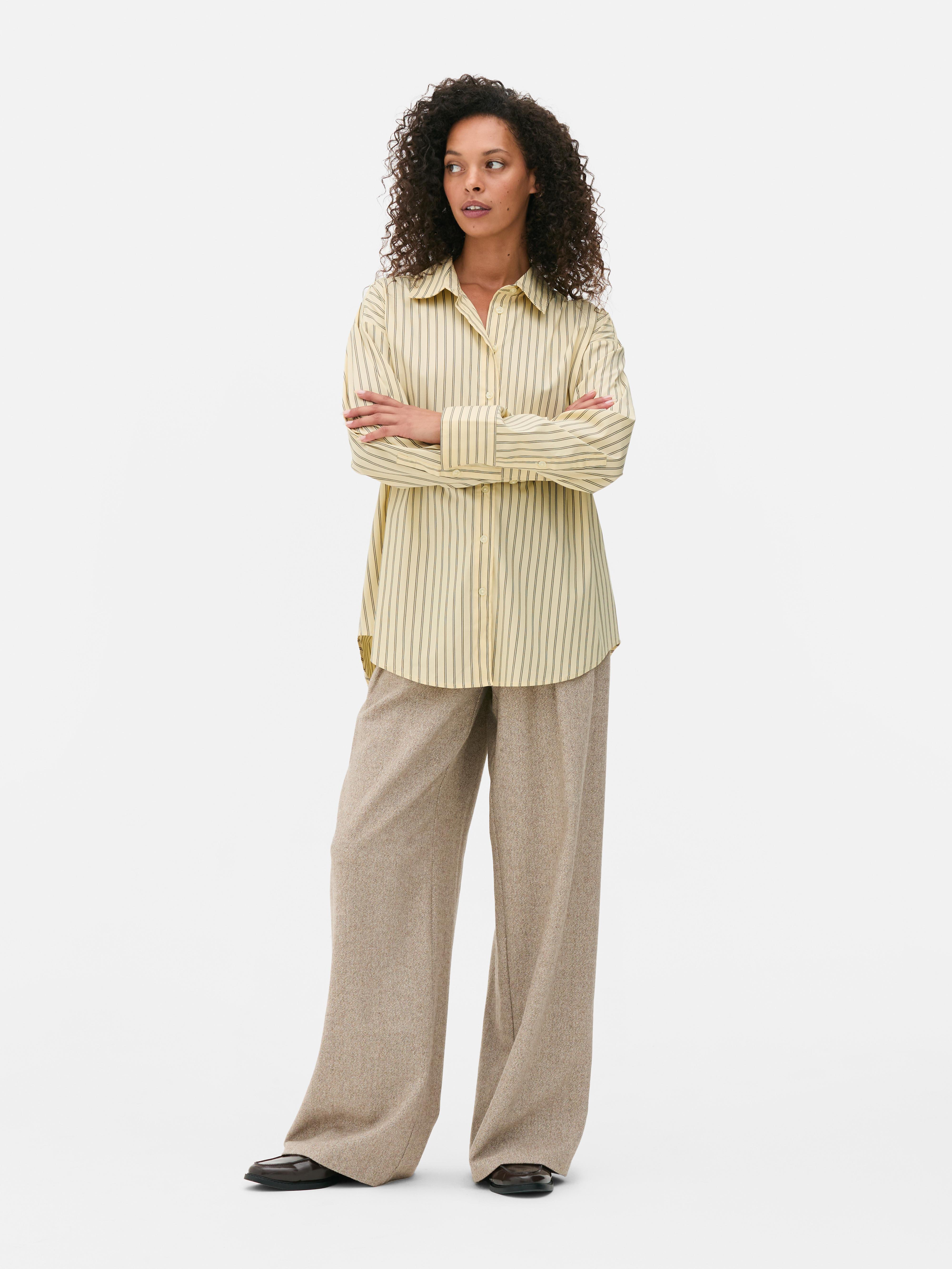 The Edit Striped Poplin Shirt