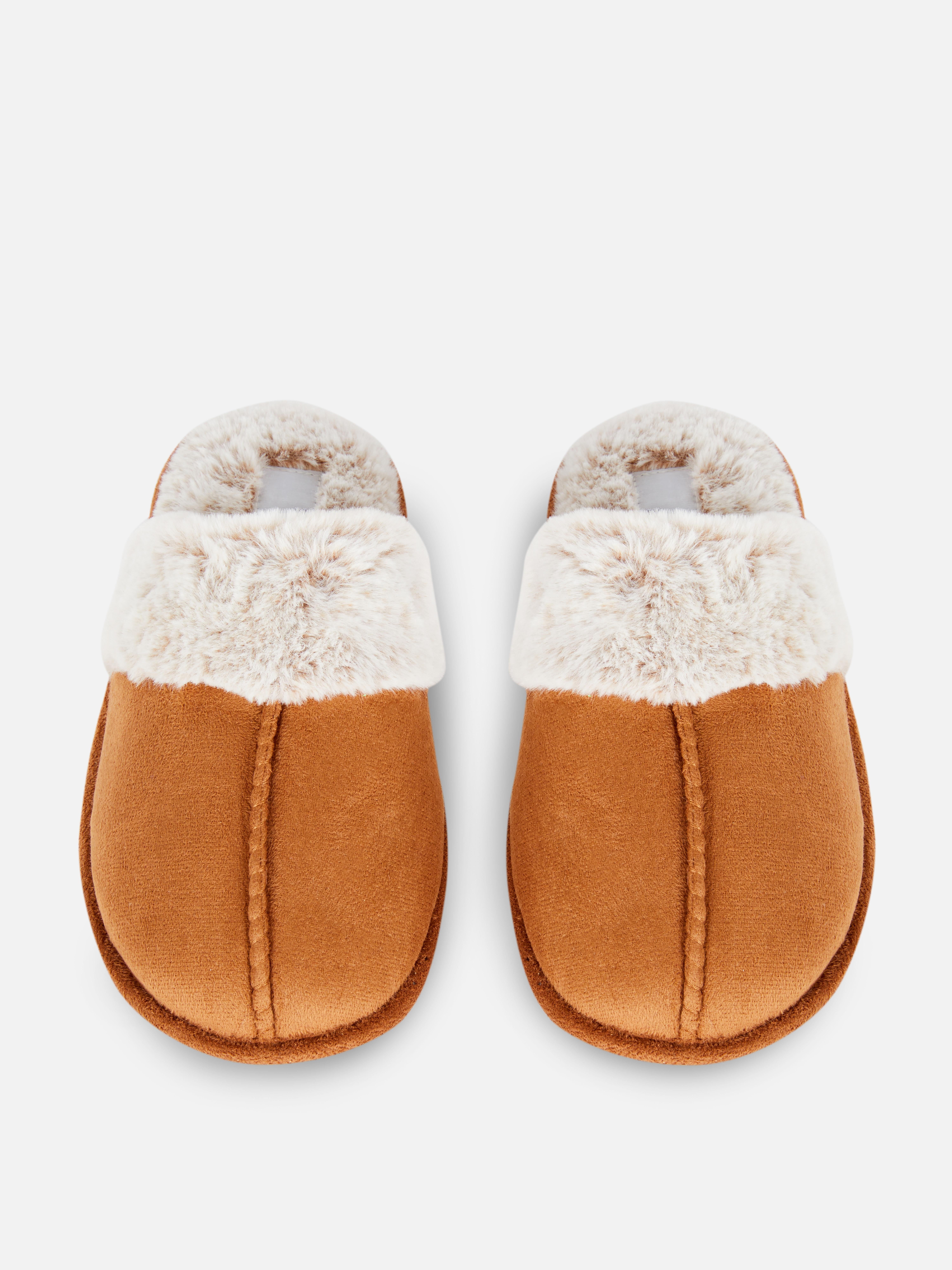 Plush Mule Slippers