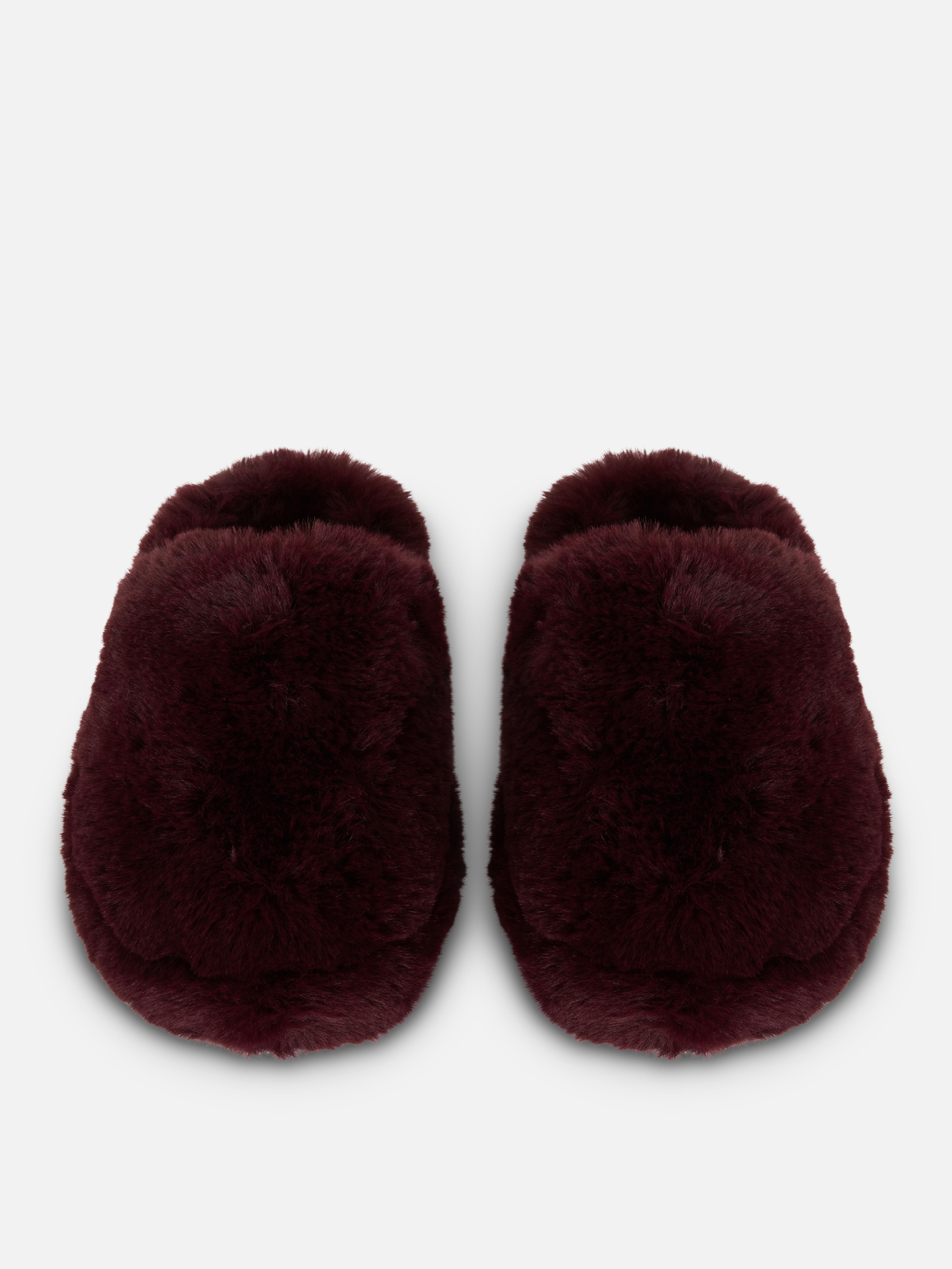 Fluffy Mule Slippers