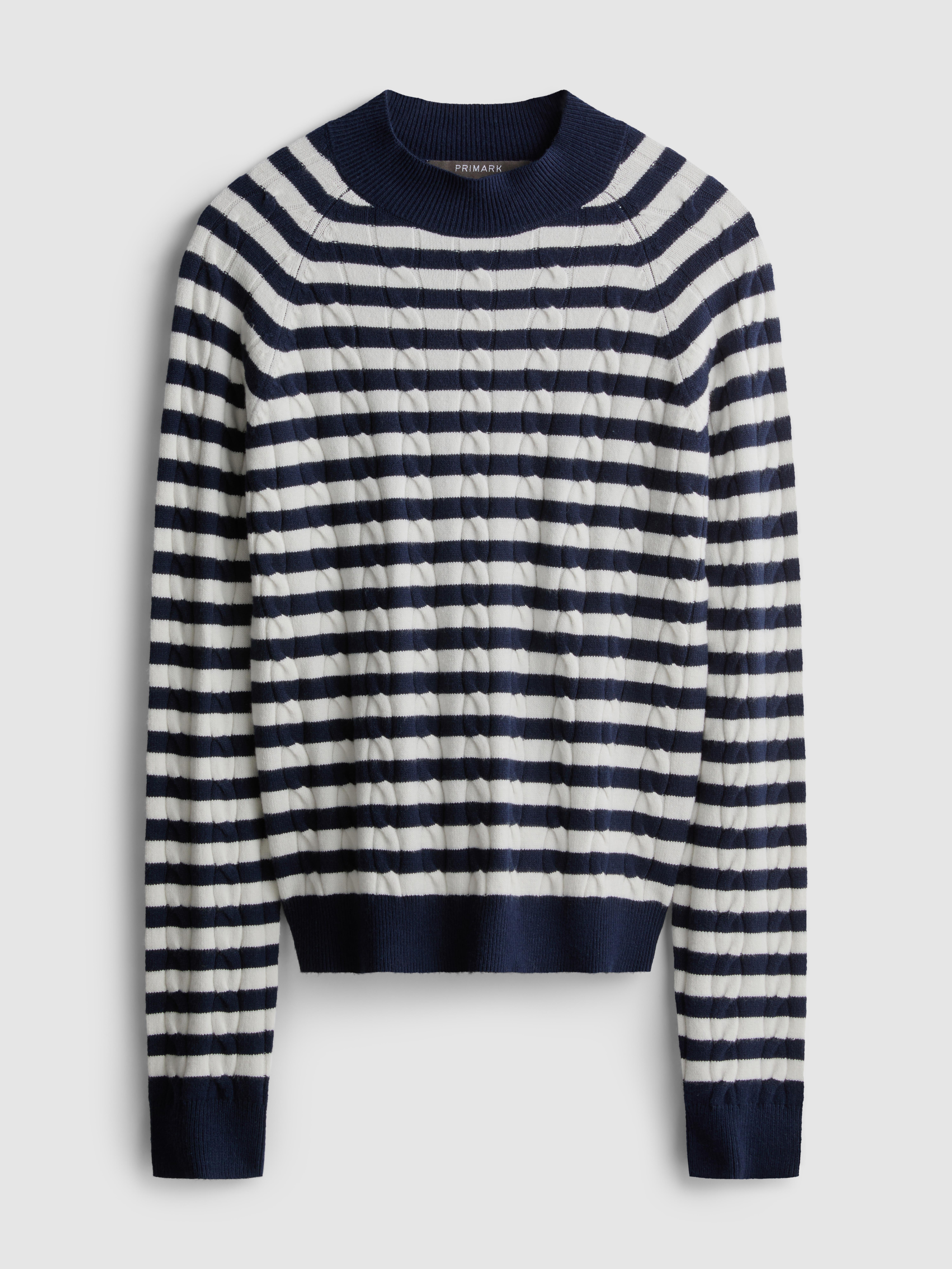 Turtle Neck Cable Sweater