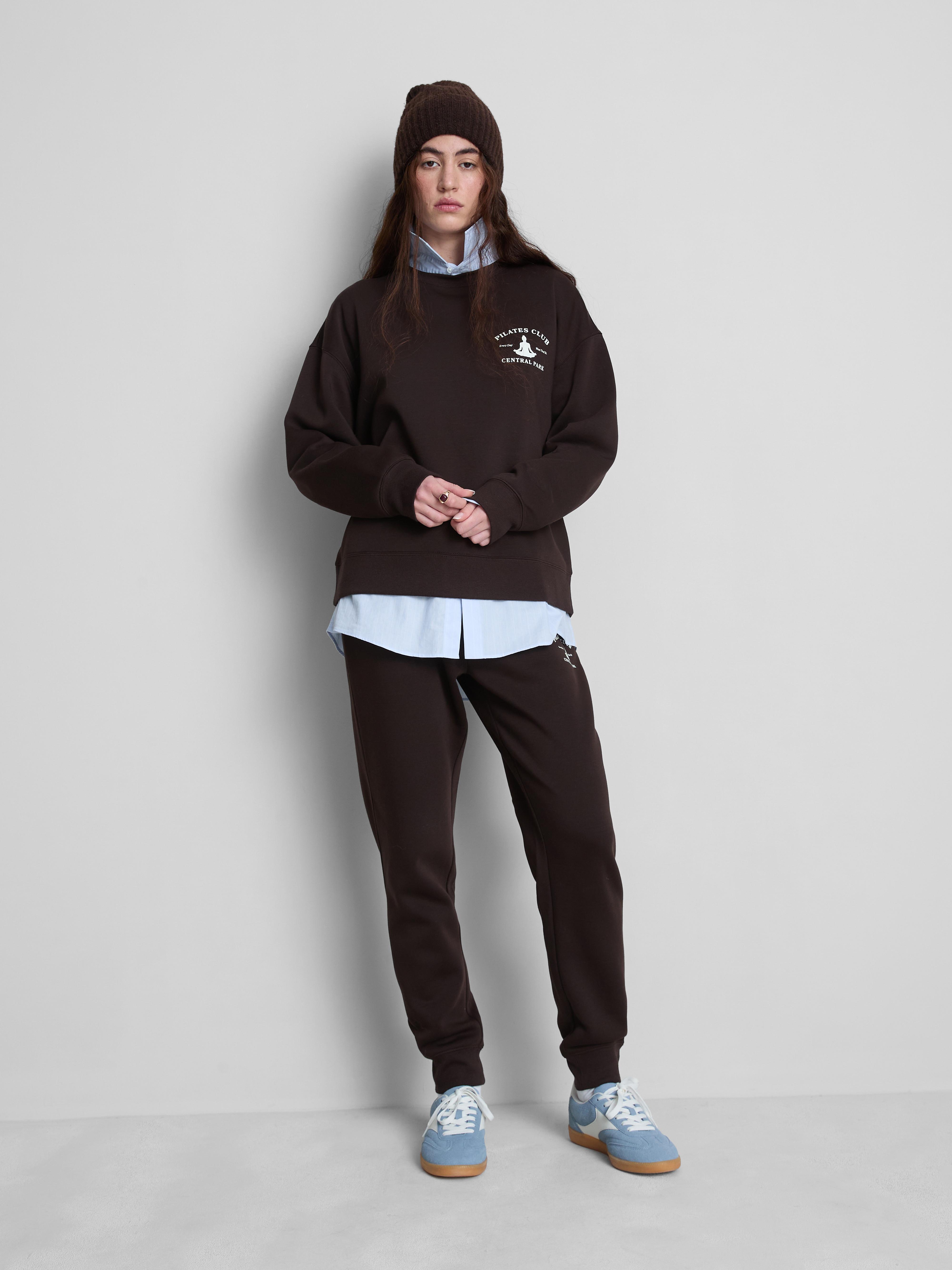 Cotton Blend Printed Skinny Joggers