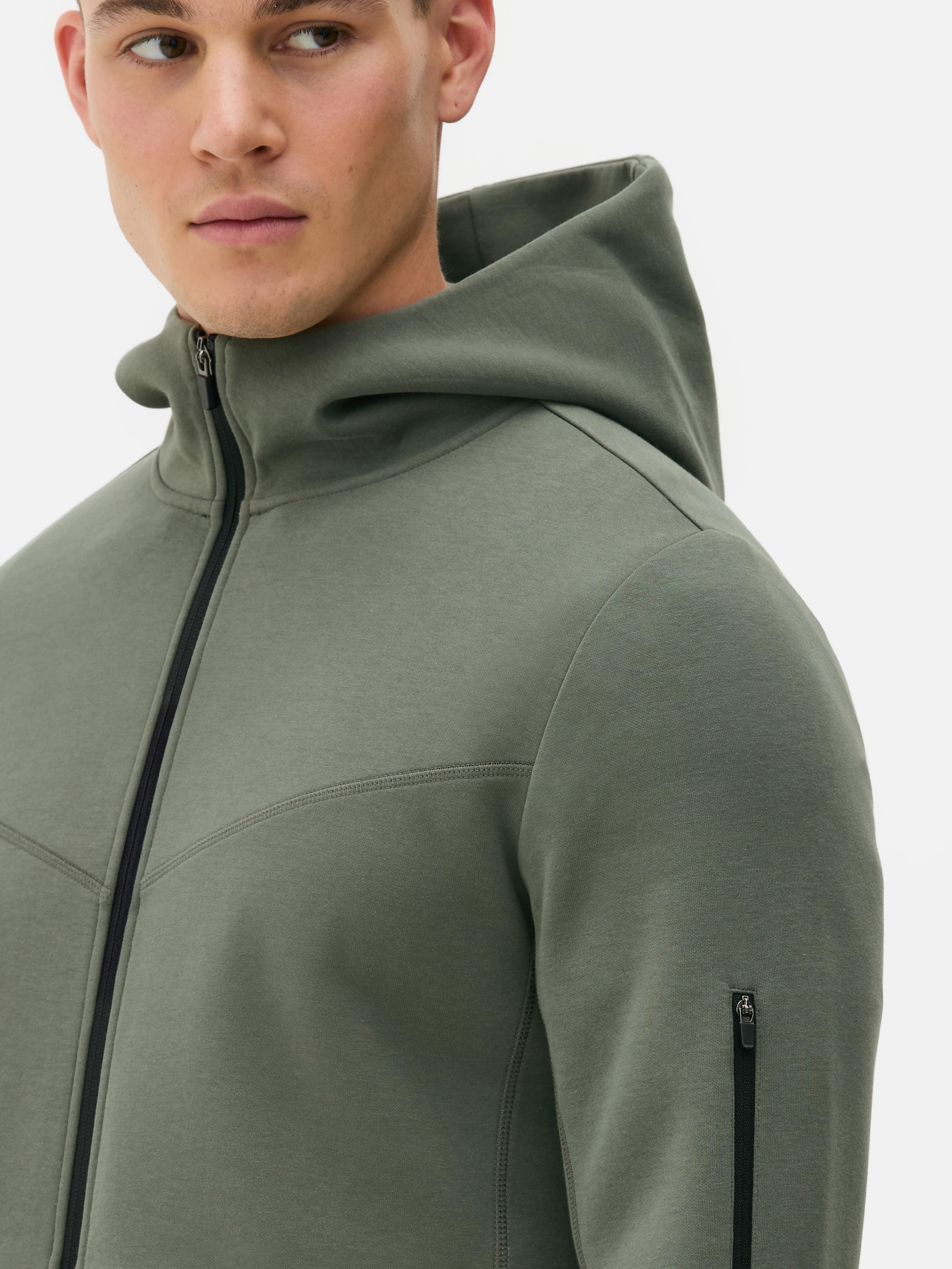 Zip Up Hooded Sweatshirt