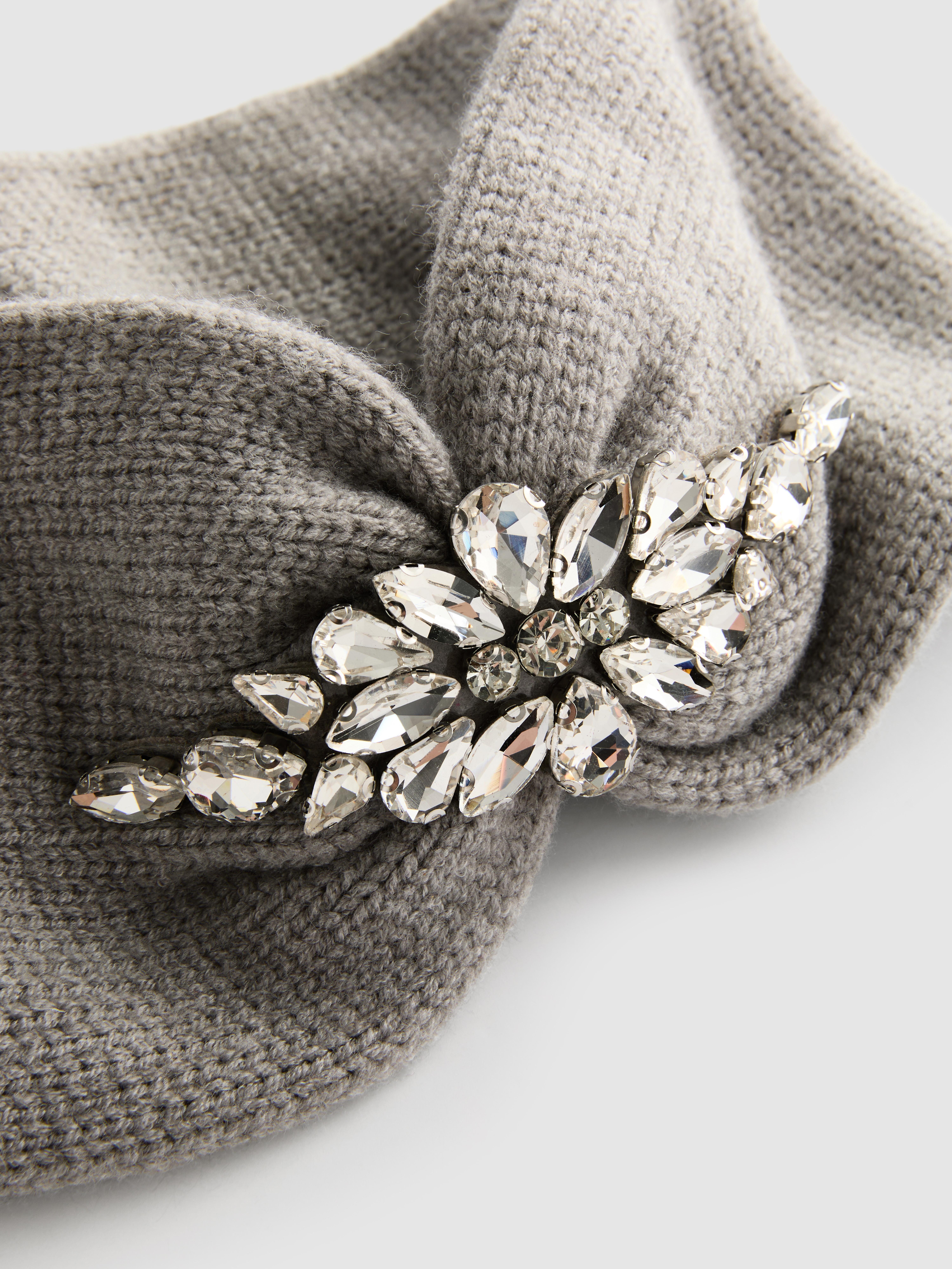Embellished Knitted Headband
