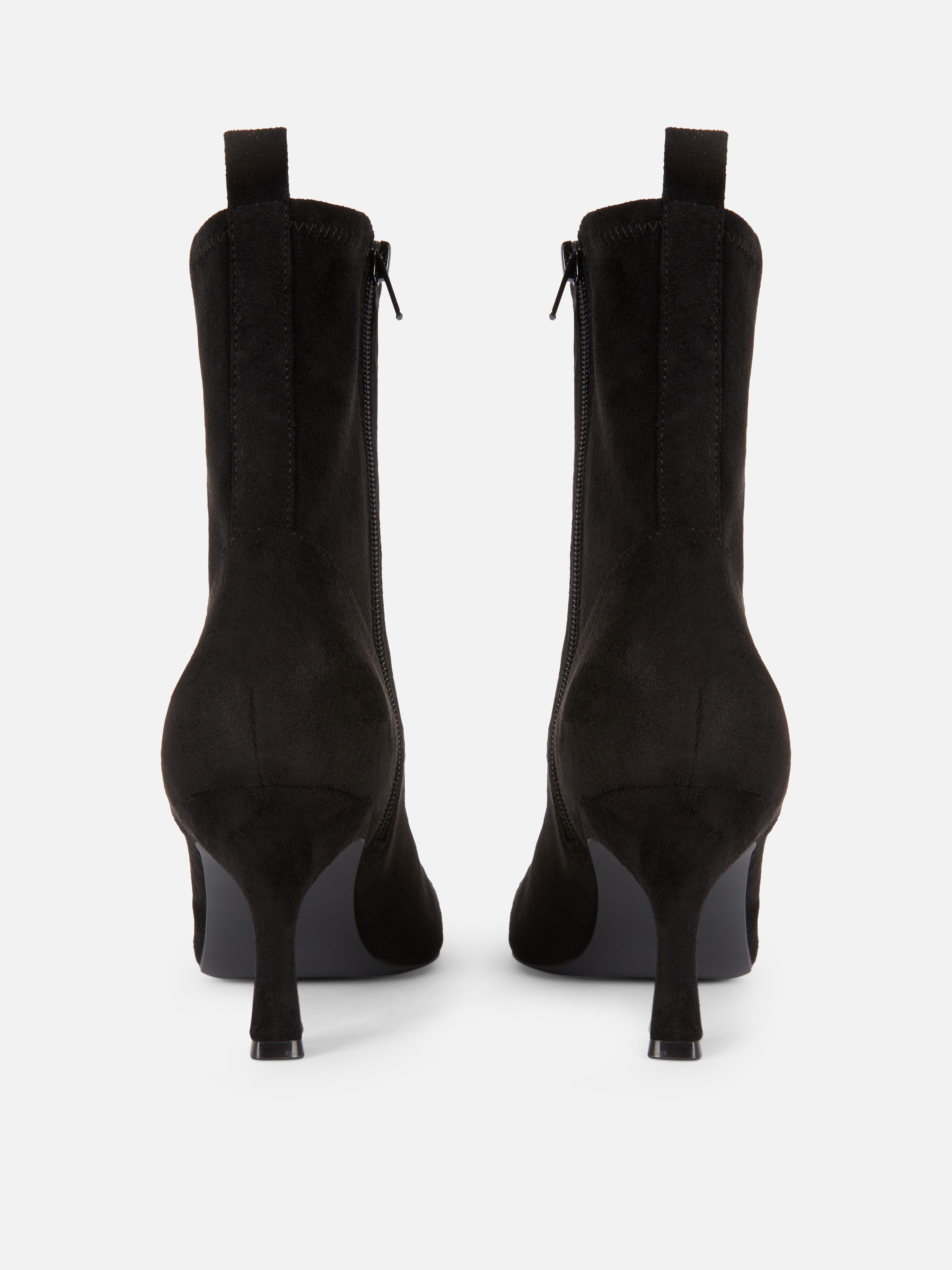 Mid Stiletto Ankle Boots