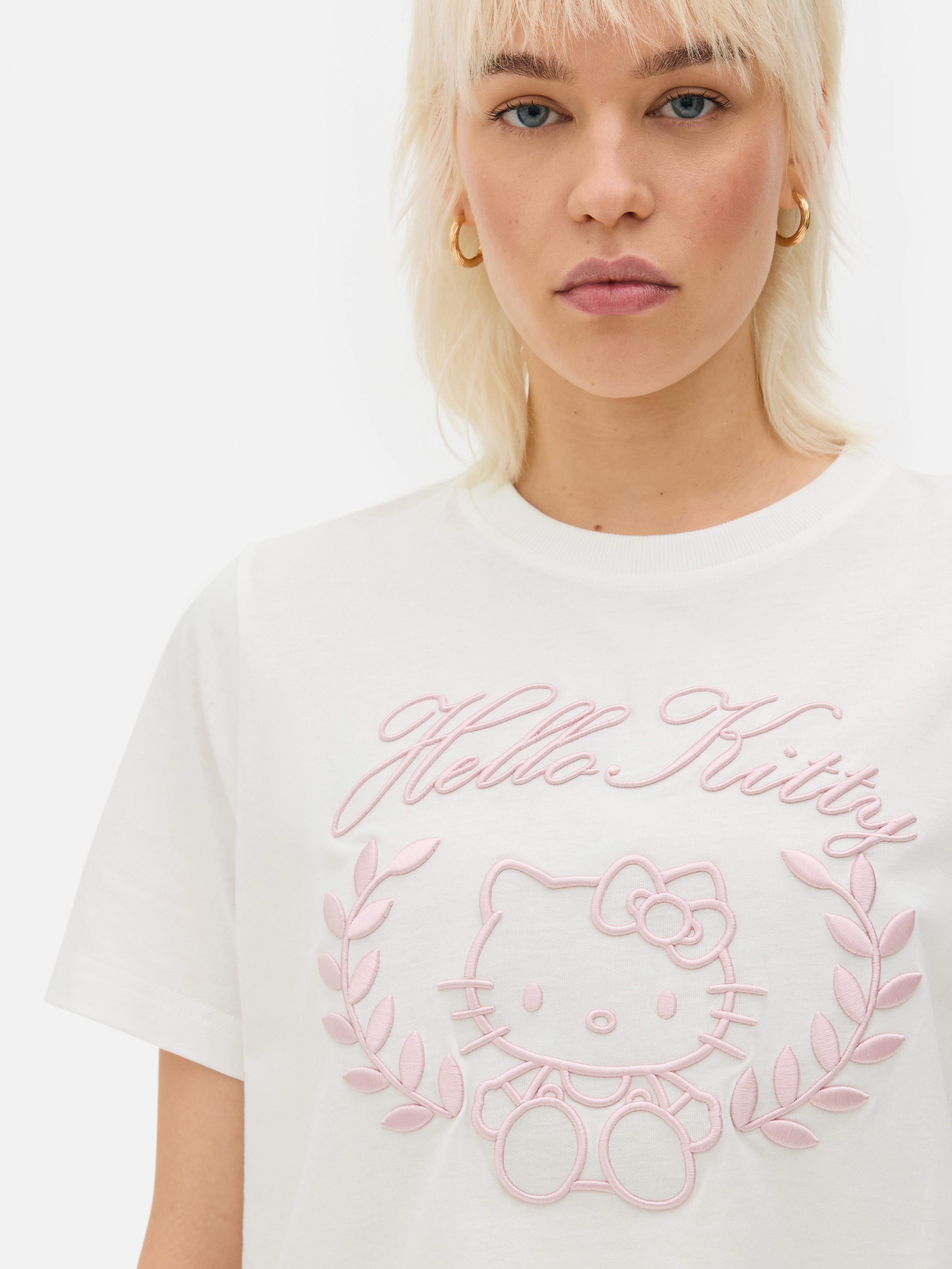 Hello Kitty Cotton Wreath Tee
