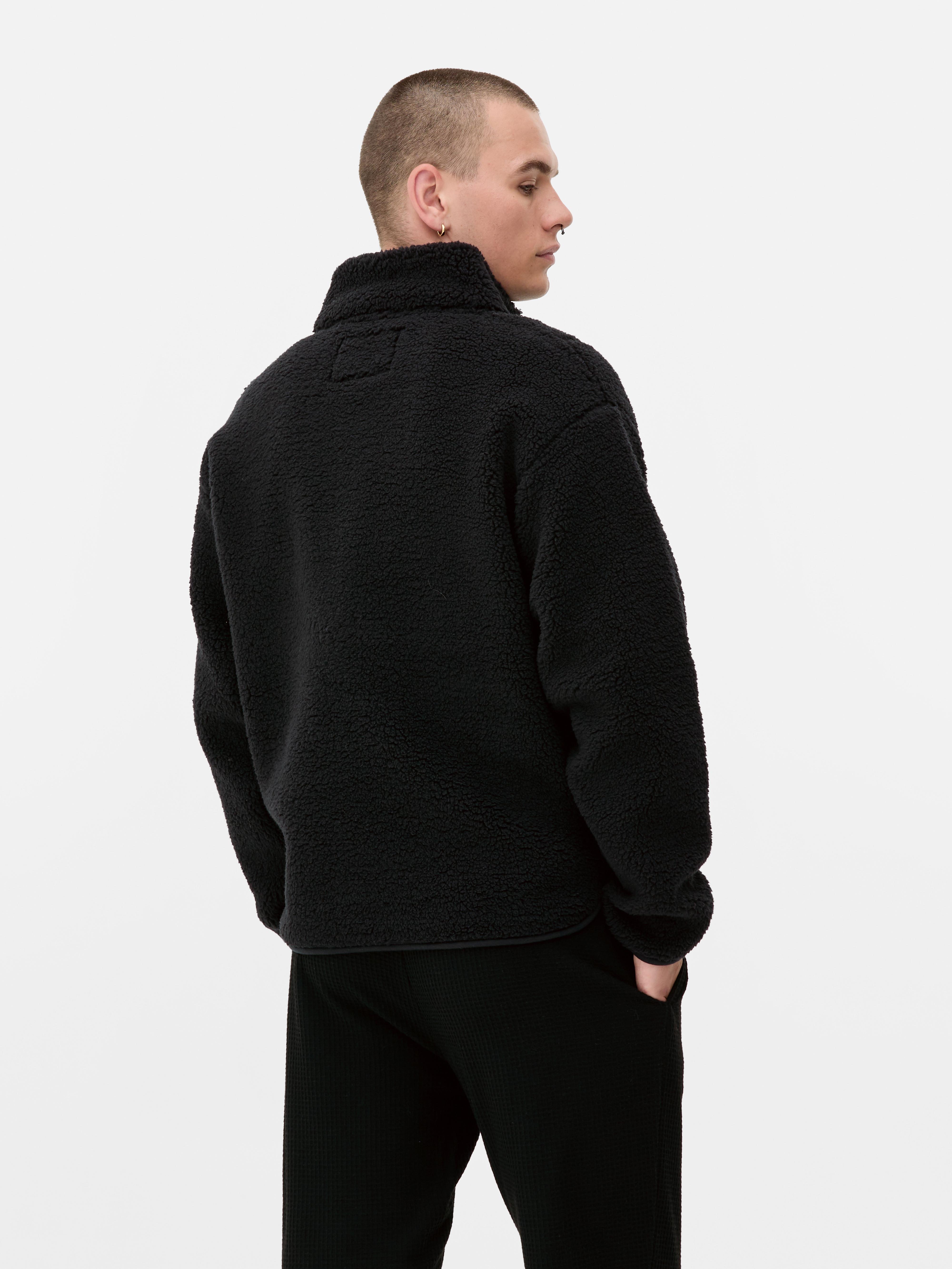 Funnel Neck Borg Lounge Sweatshirt