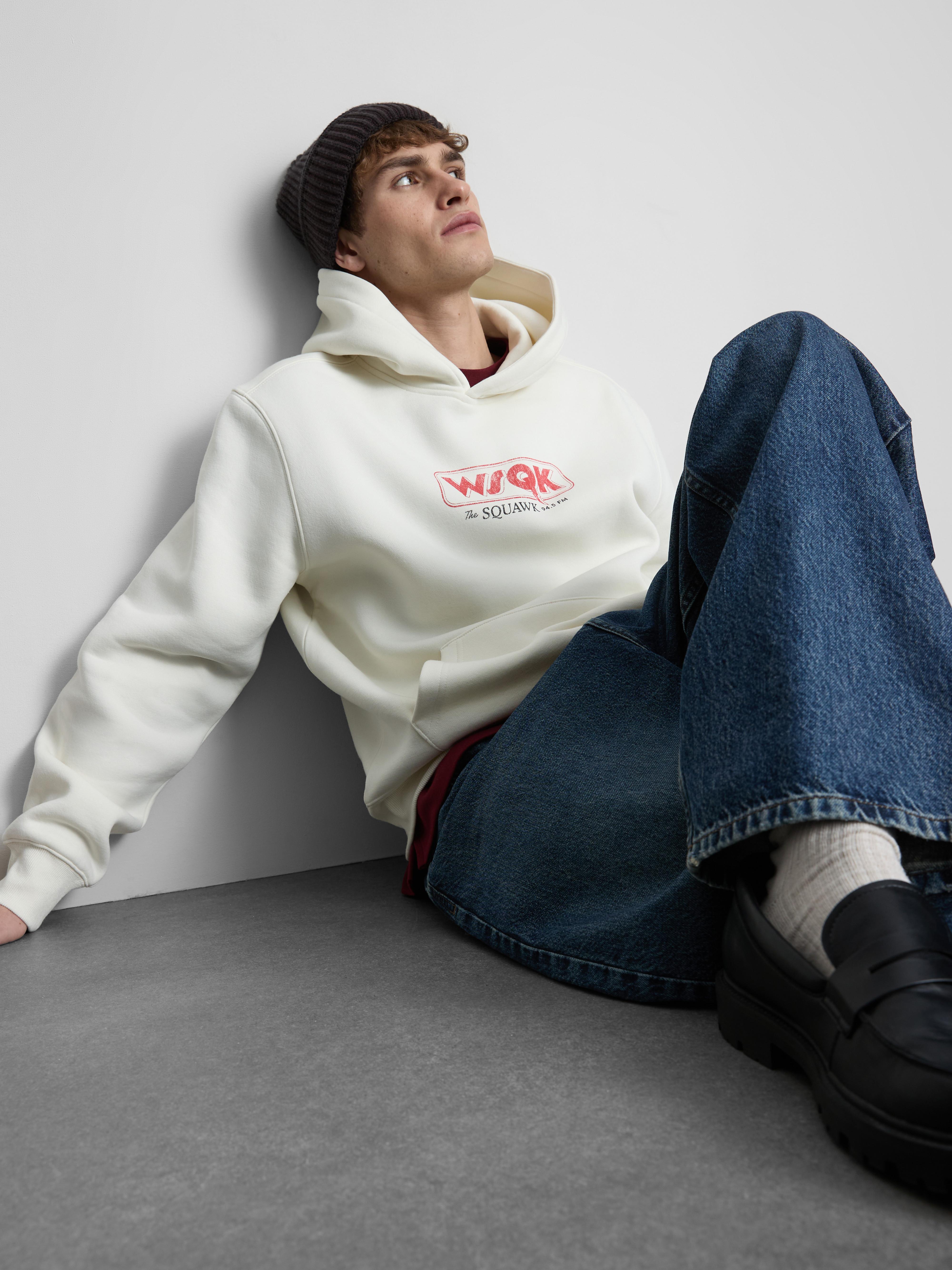 Stranger Things Oversized Graphic Hoodie