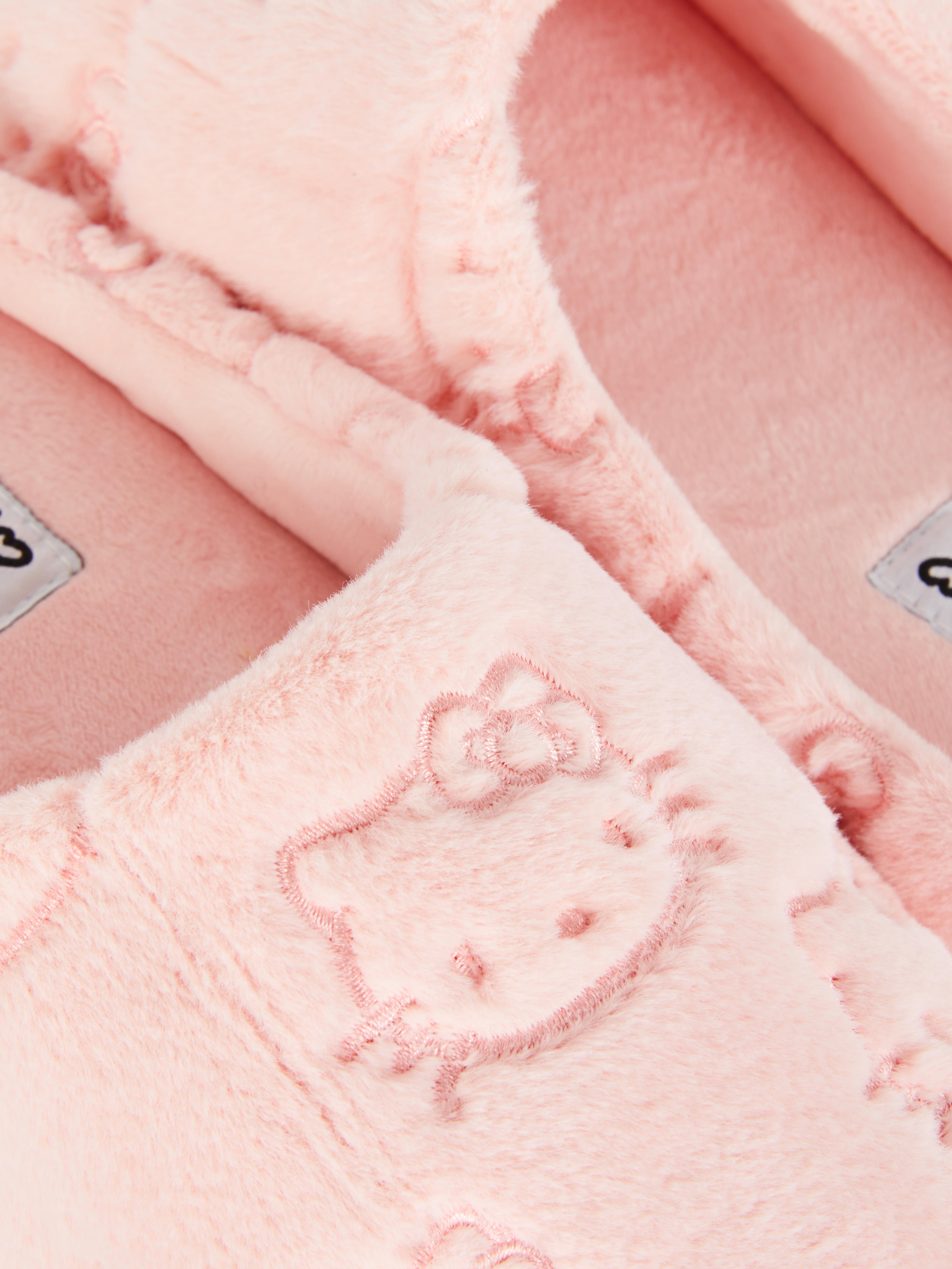 Hello Kitty Debossed Mule Slippers