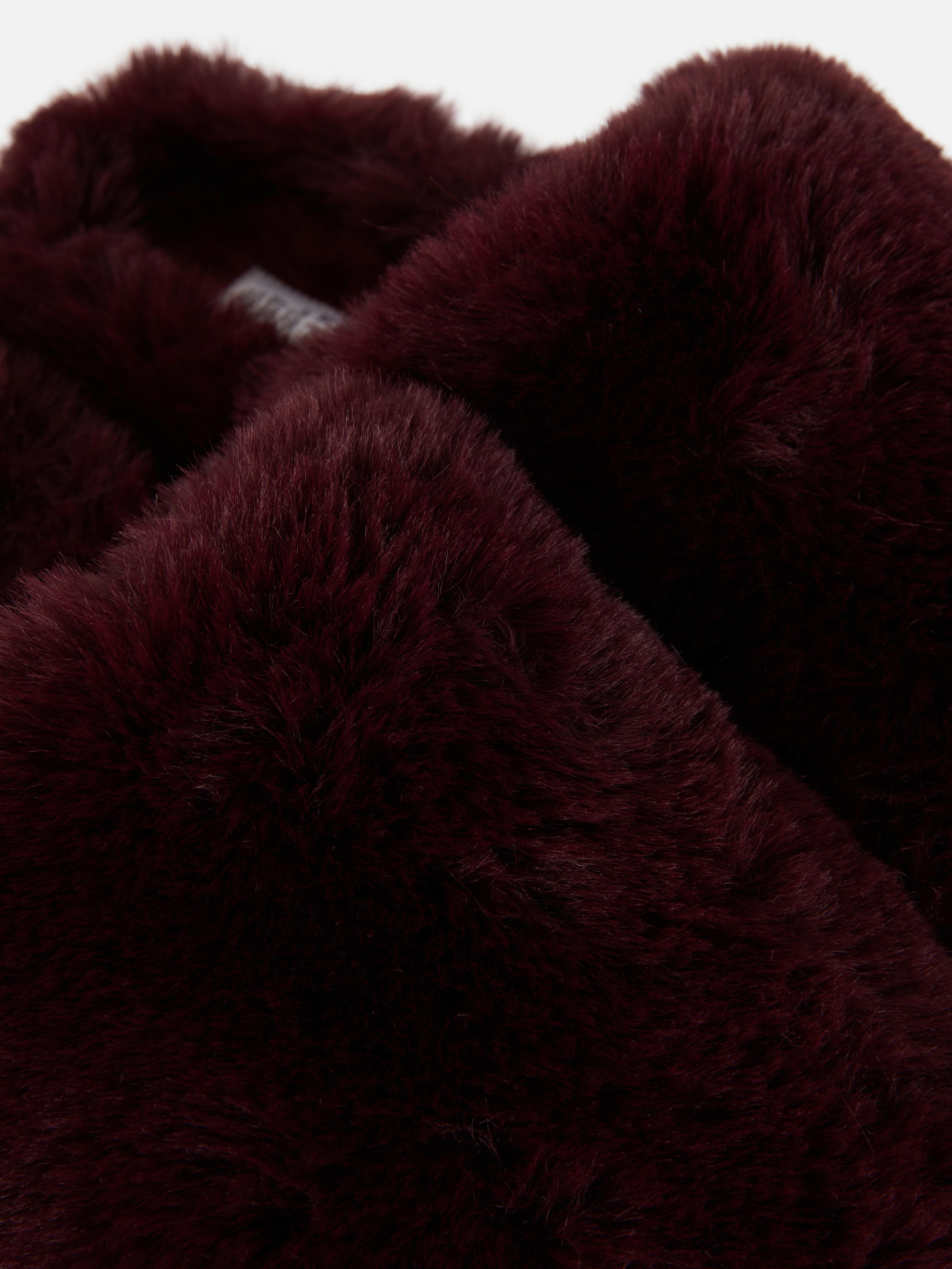 Fluffy Mule Slippers