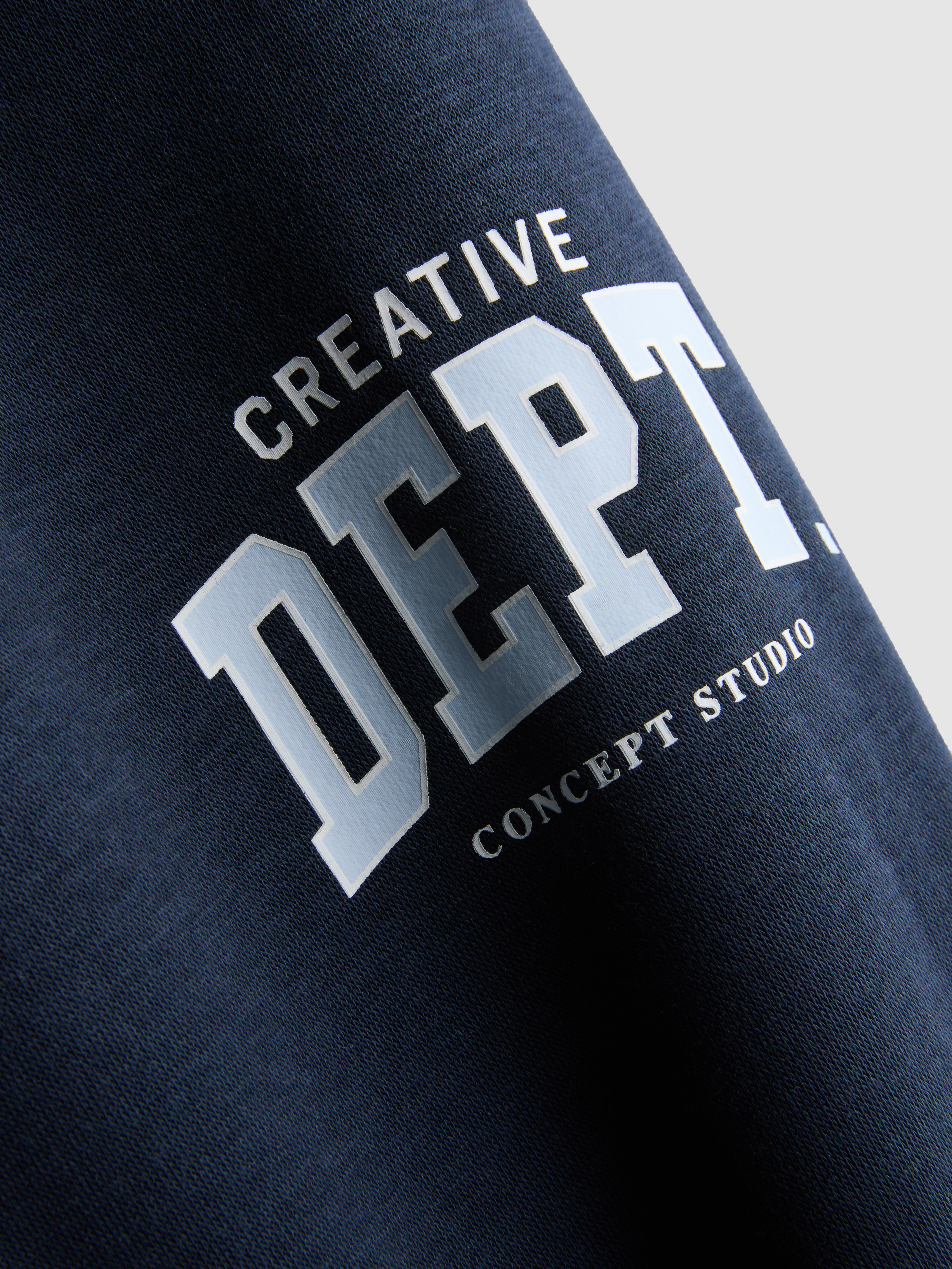 Cotton Blend Printed Skinny Joggers