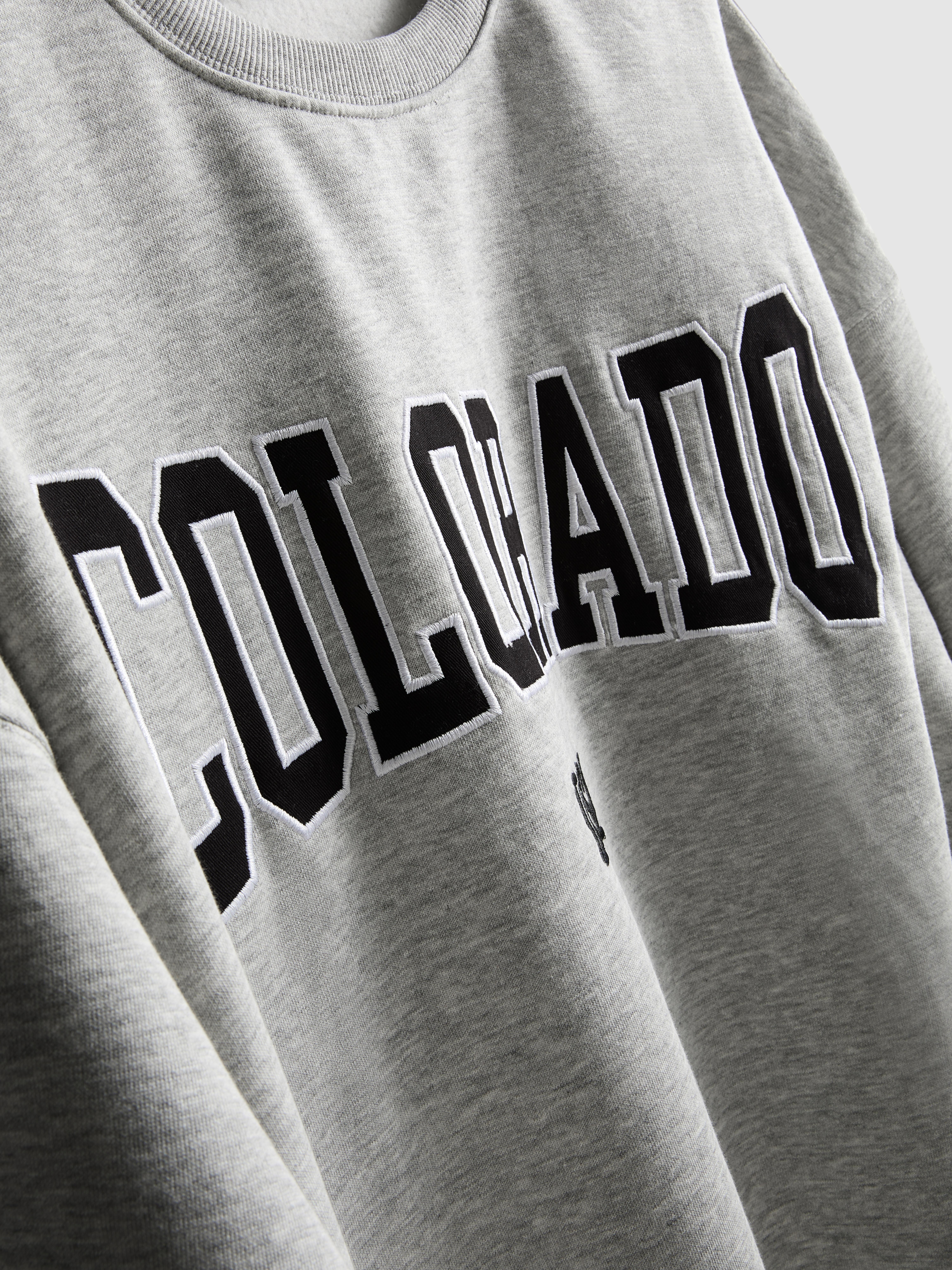 Cotton Rich Oversized Colorado Sweatshirt