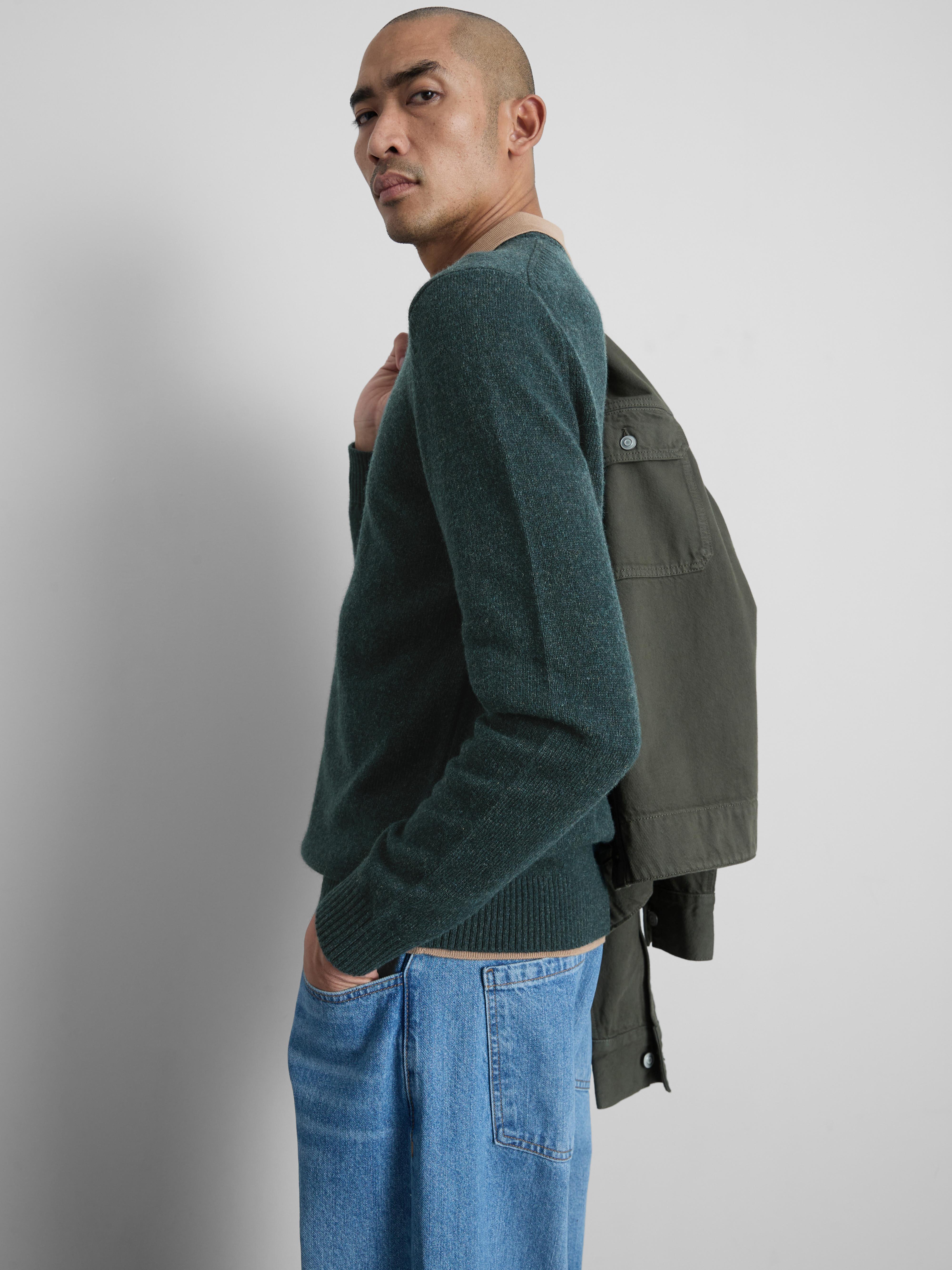 Wool Rich Crew Sweater