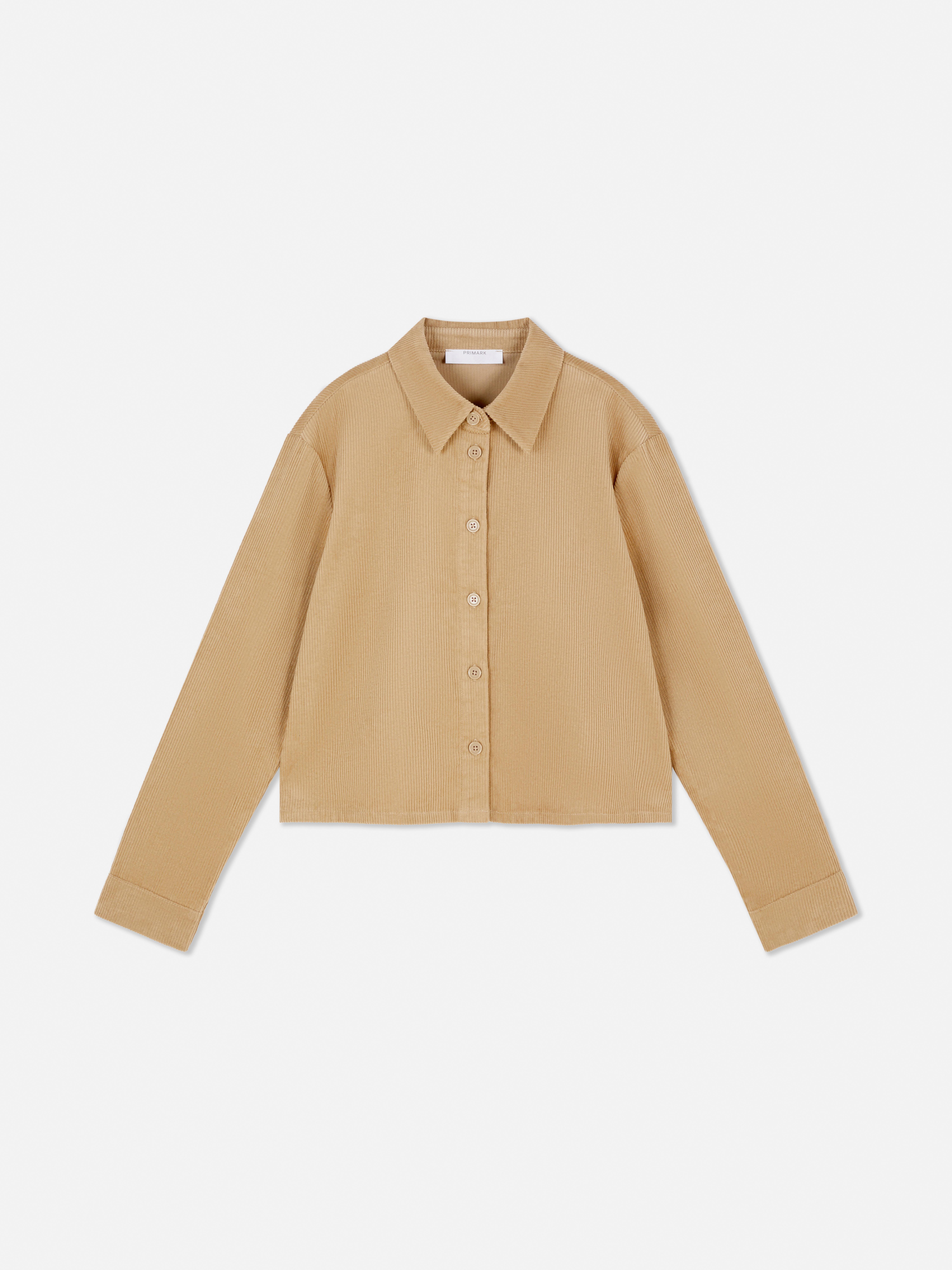 Cropped Cord Shirt
