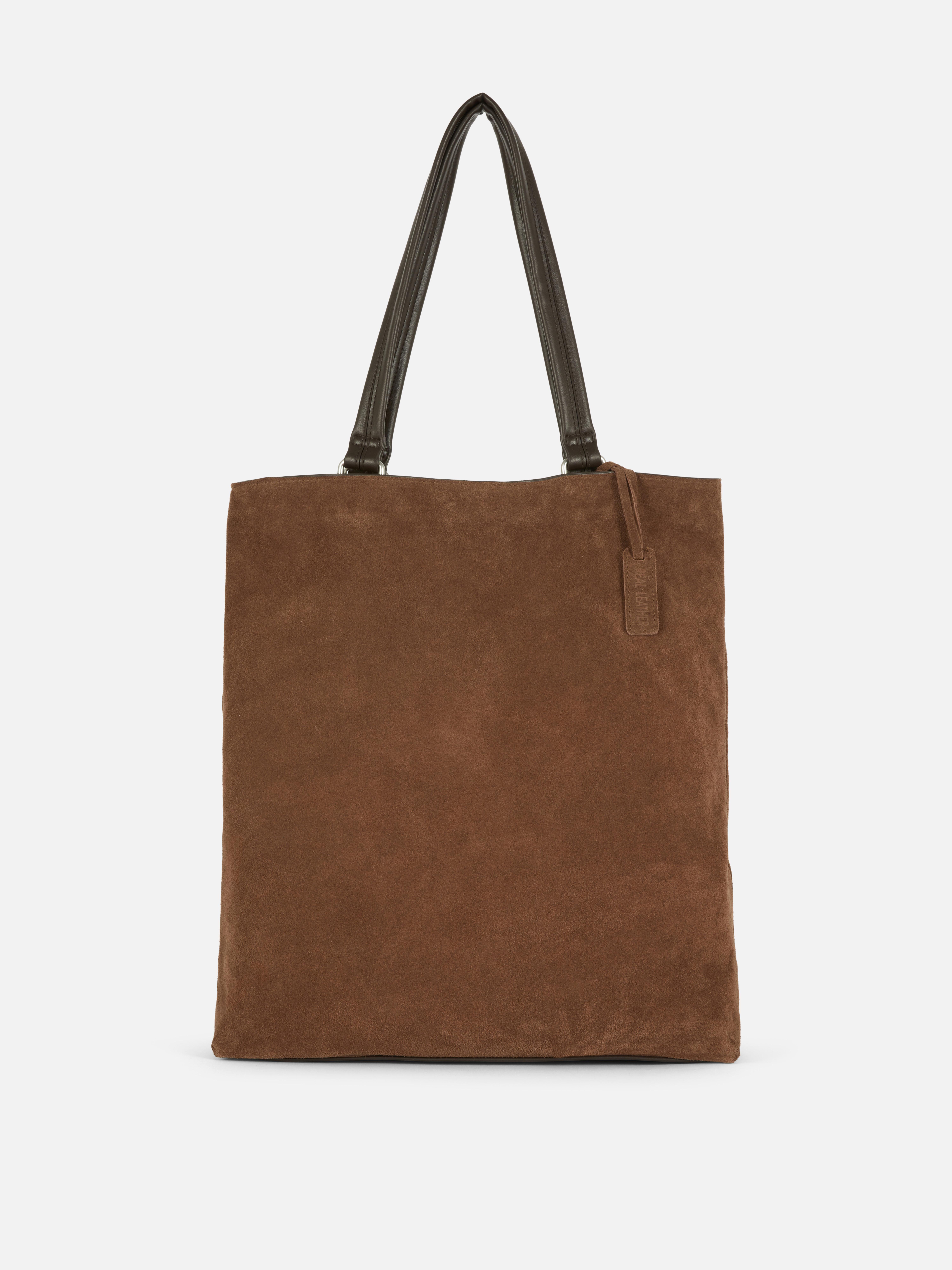 Suede Tote Bag