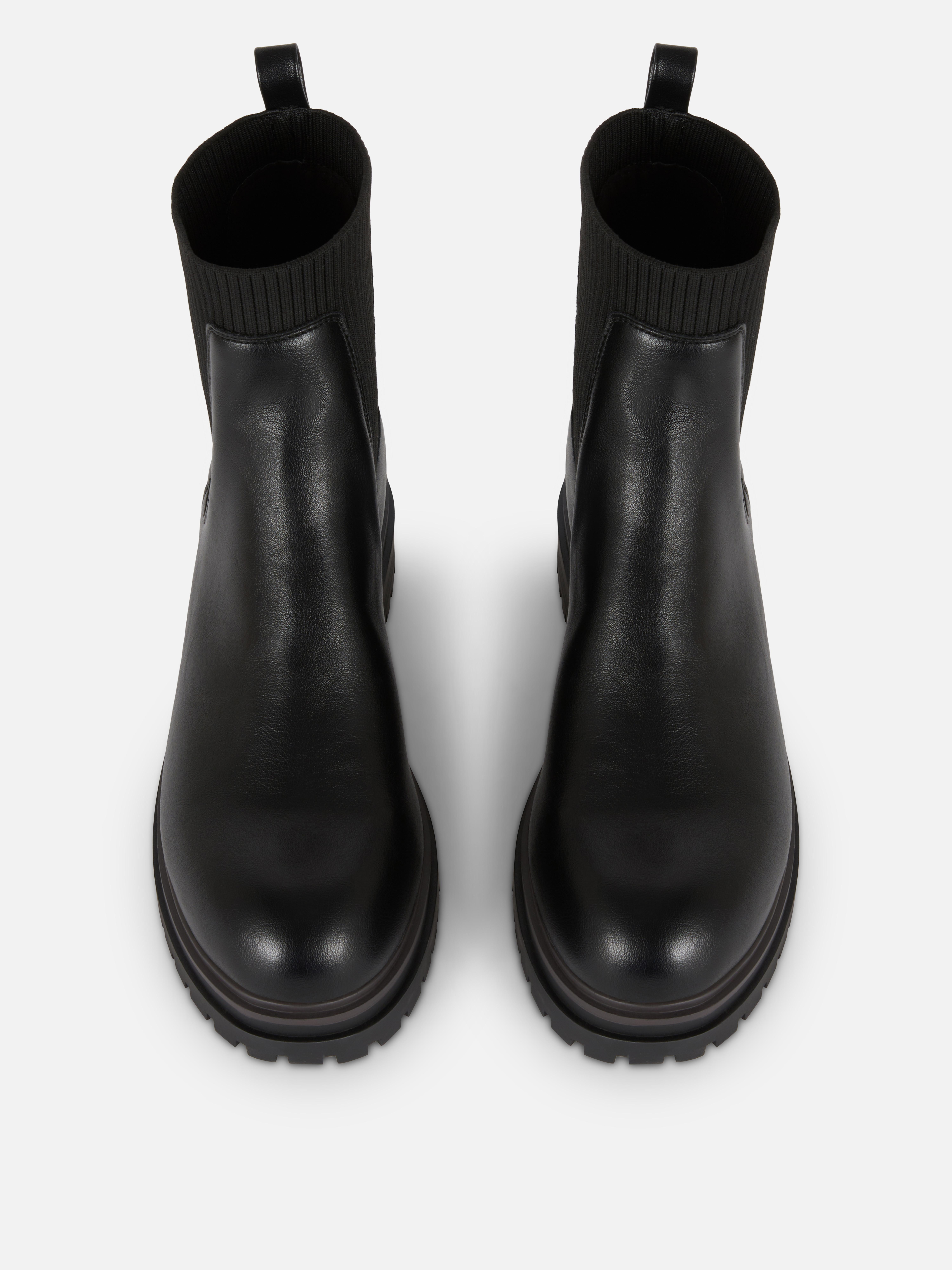 Rita Ora Sock Chelsea Boots