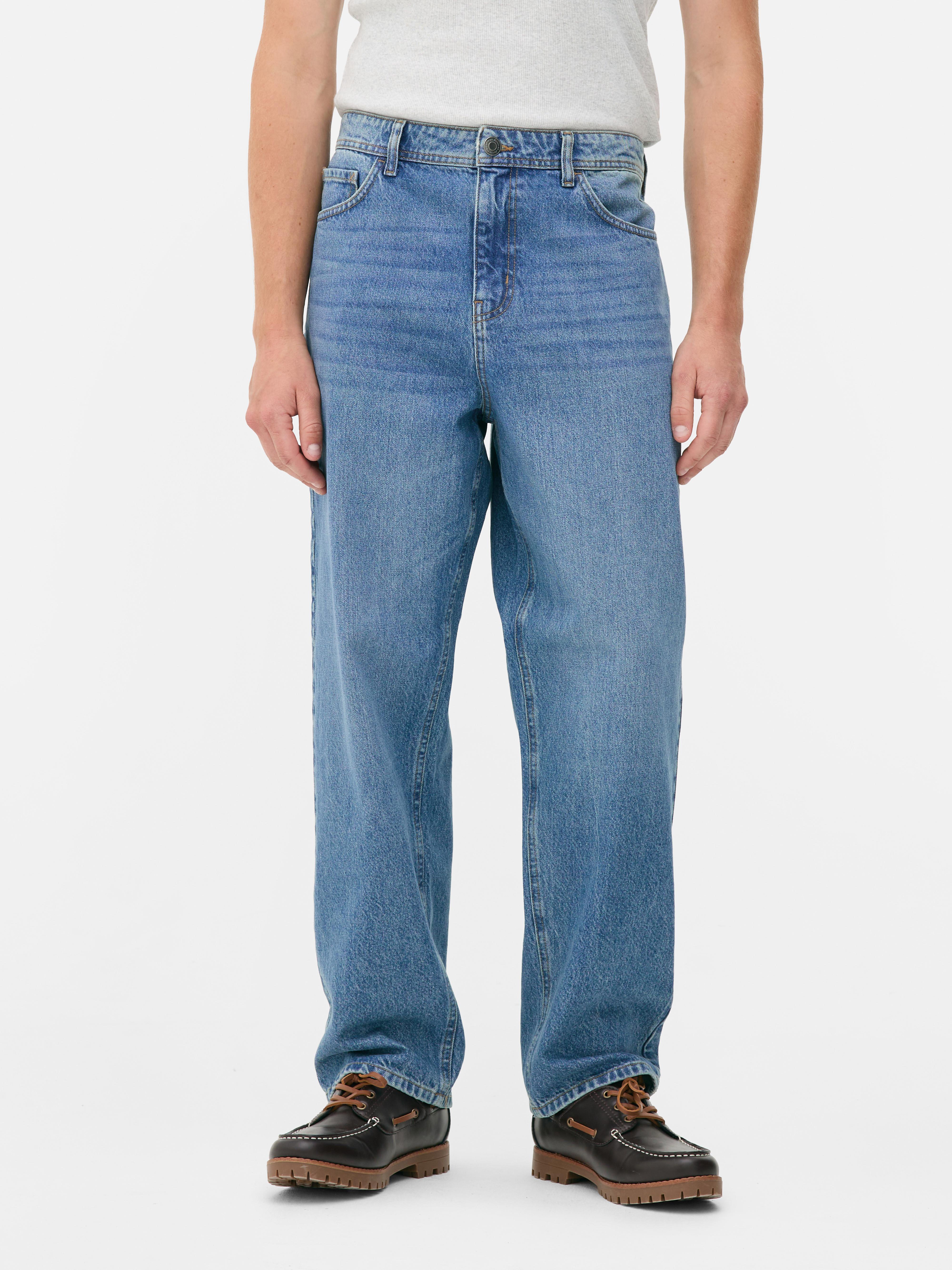 High-Waisted Relaxed Jeans