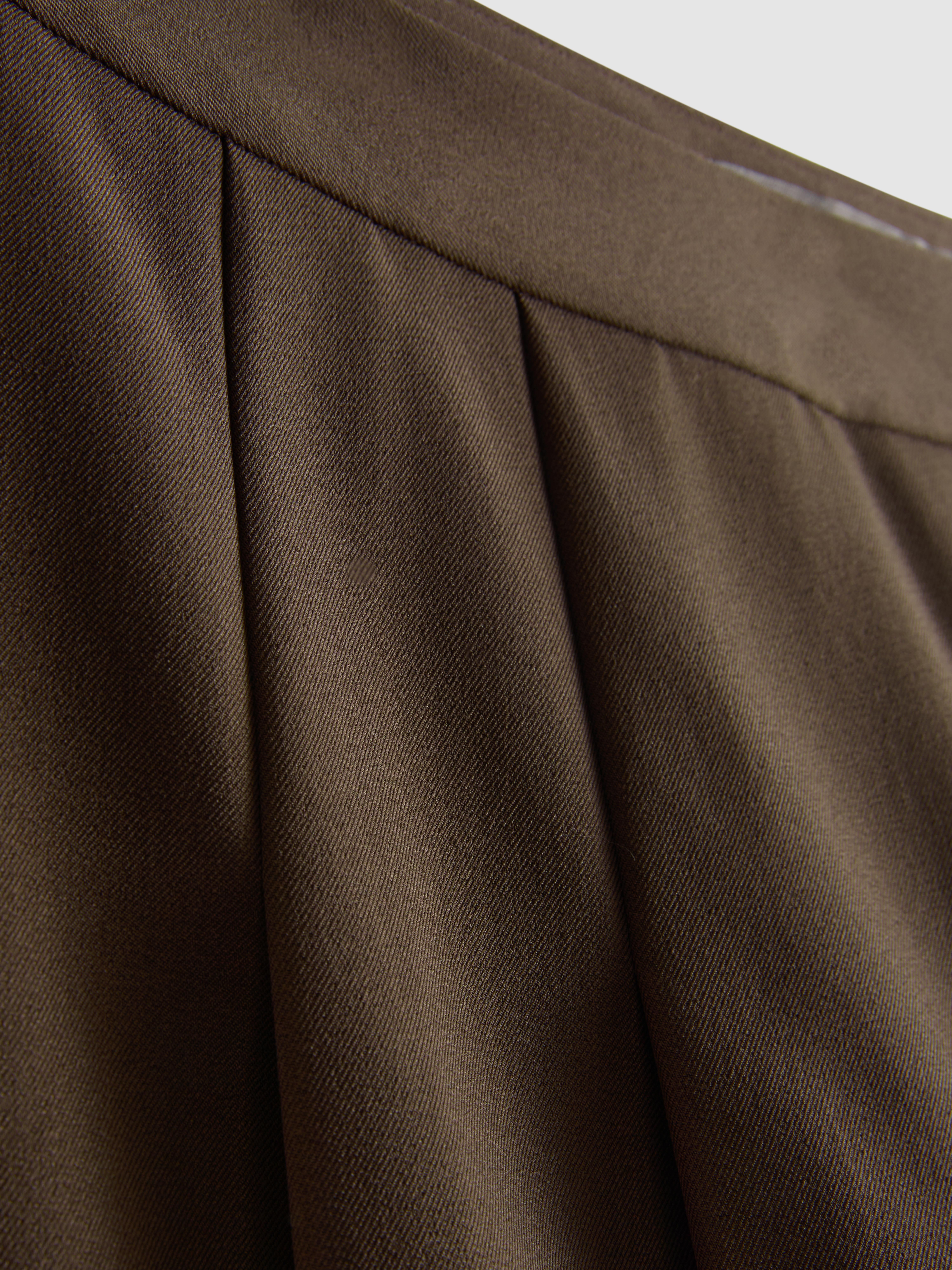 High Waisted Pleated Skort