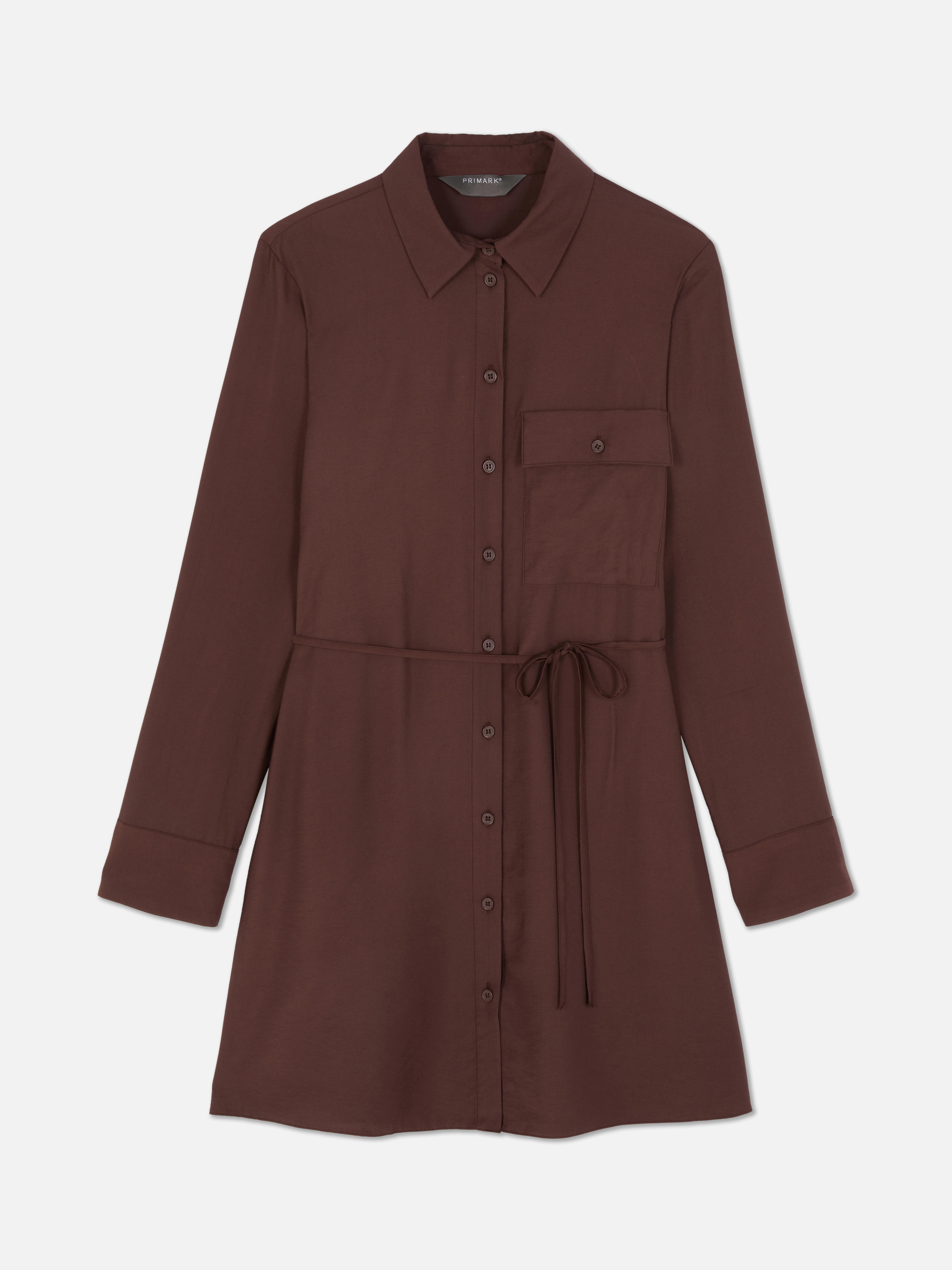 Mini Utility Shirt Dress