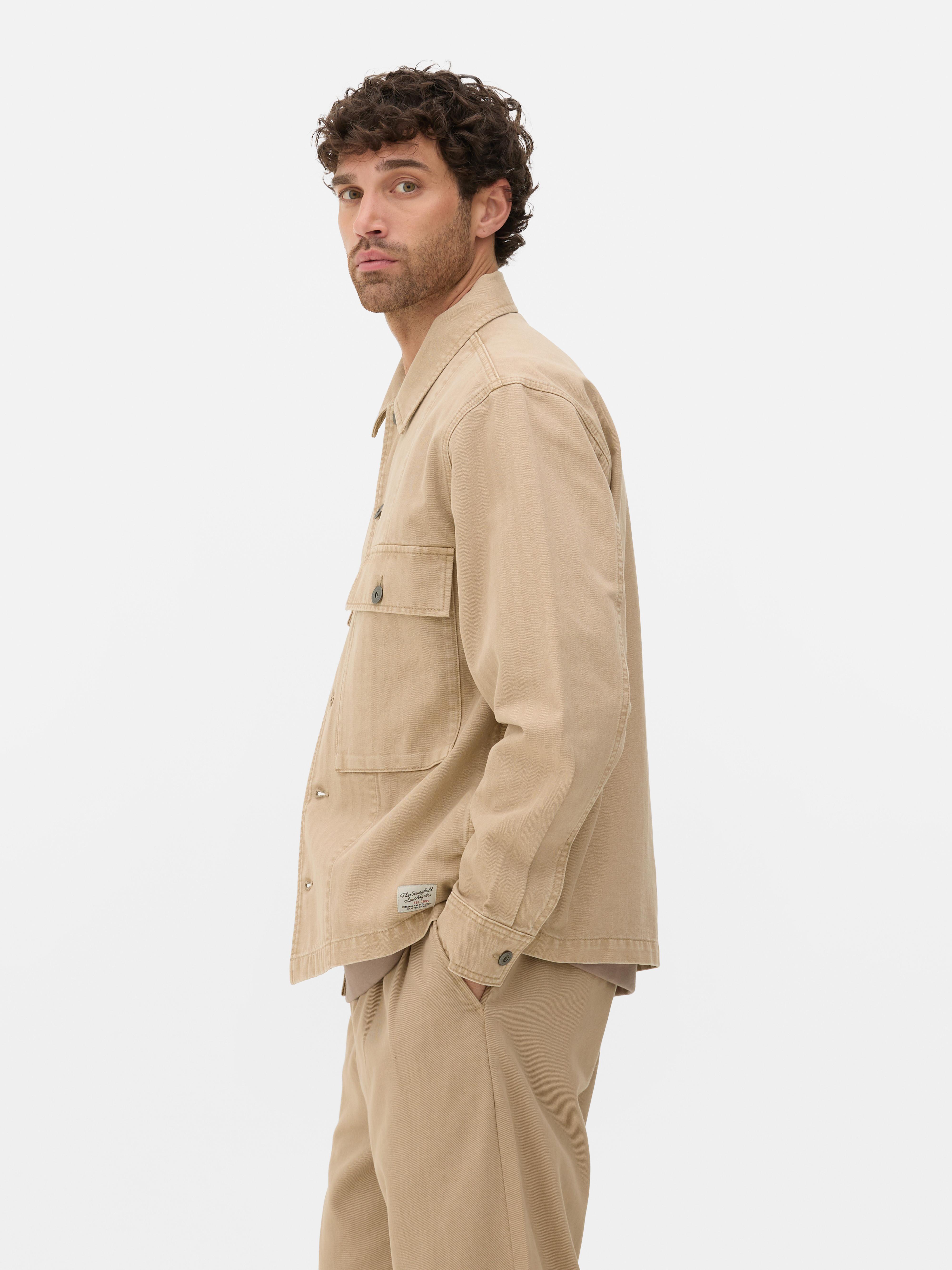 The stronghold Herringbone Canvas Jacket