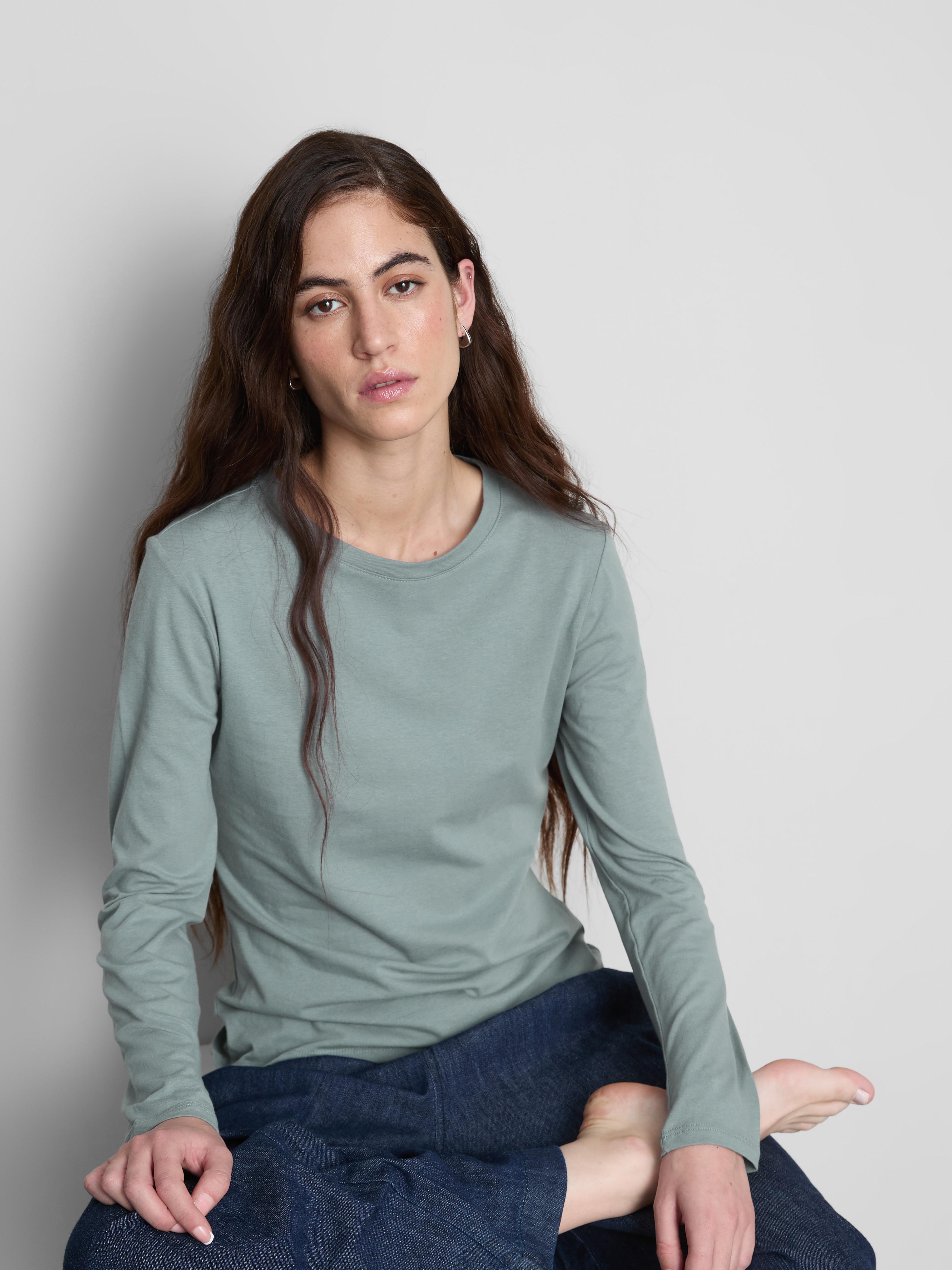 Stretch Crew Neck Top